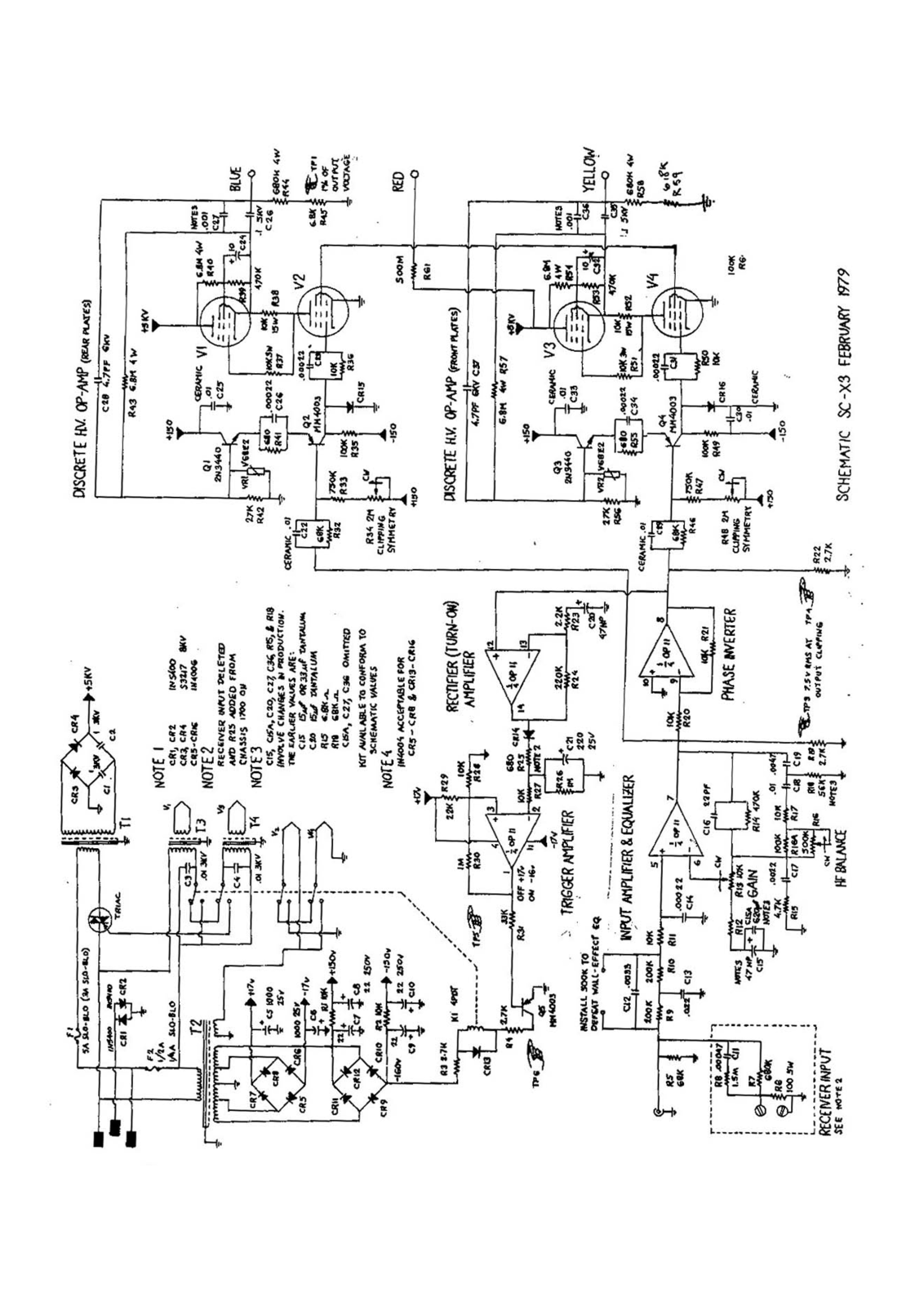 Acoustat X Schematic