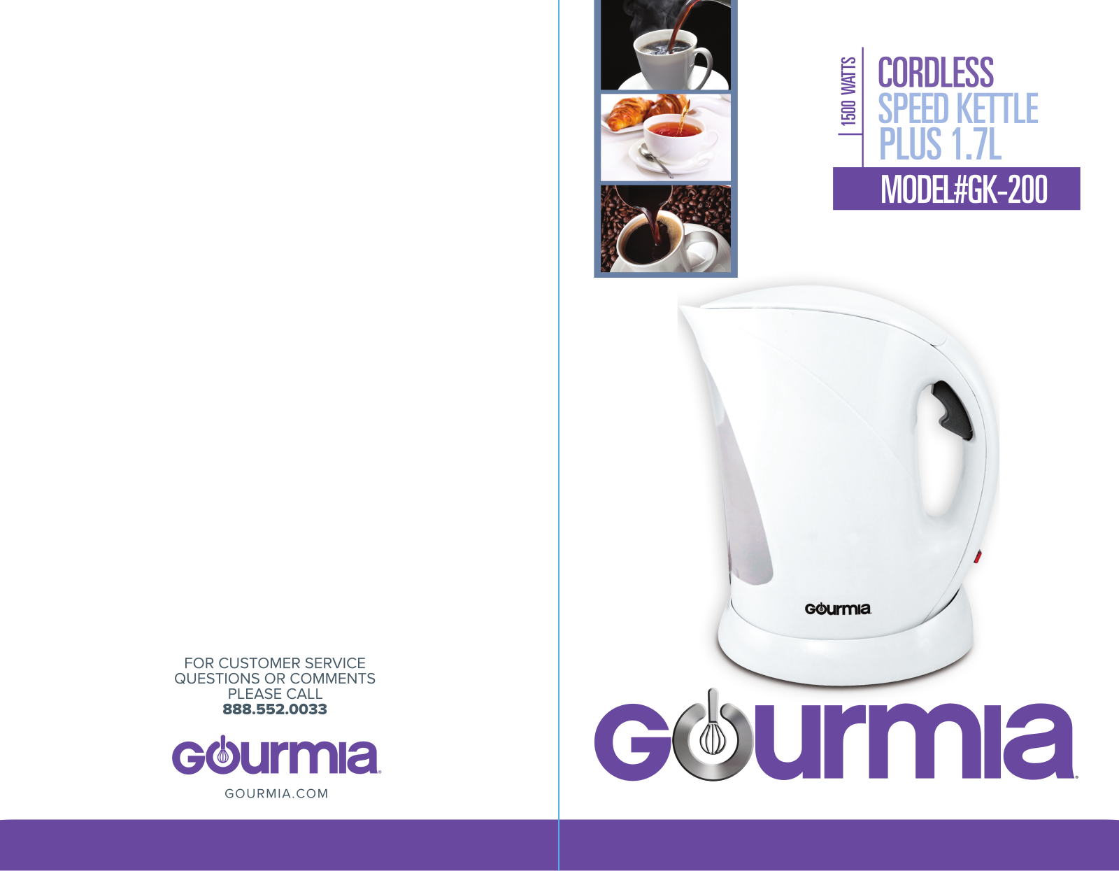 Gourmia GK-200 User Manual