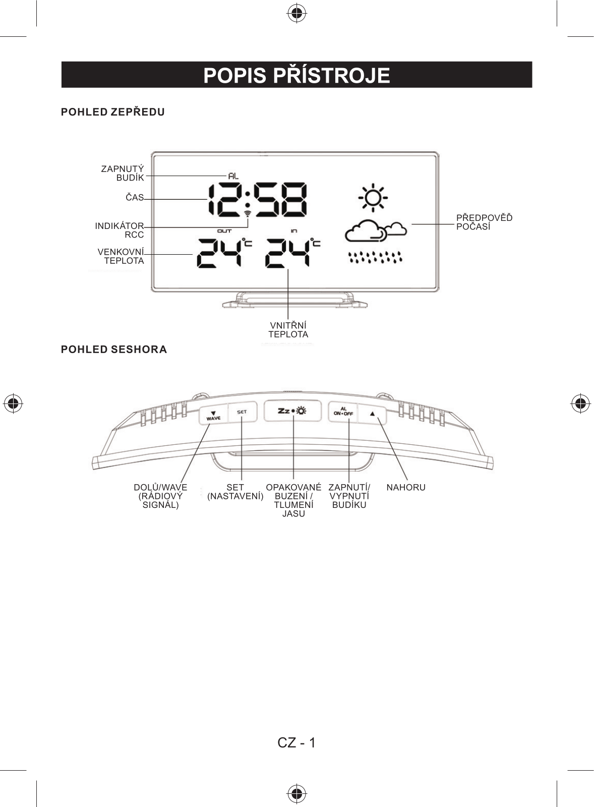 Sencor SWS 215 User Manual