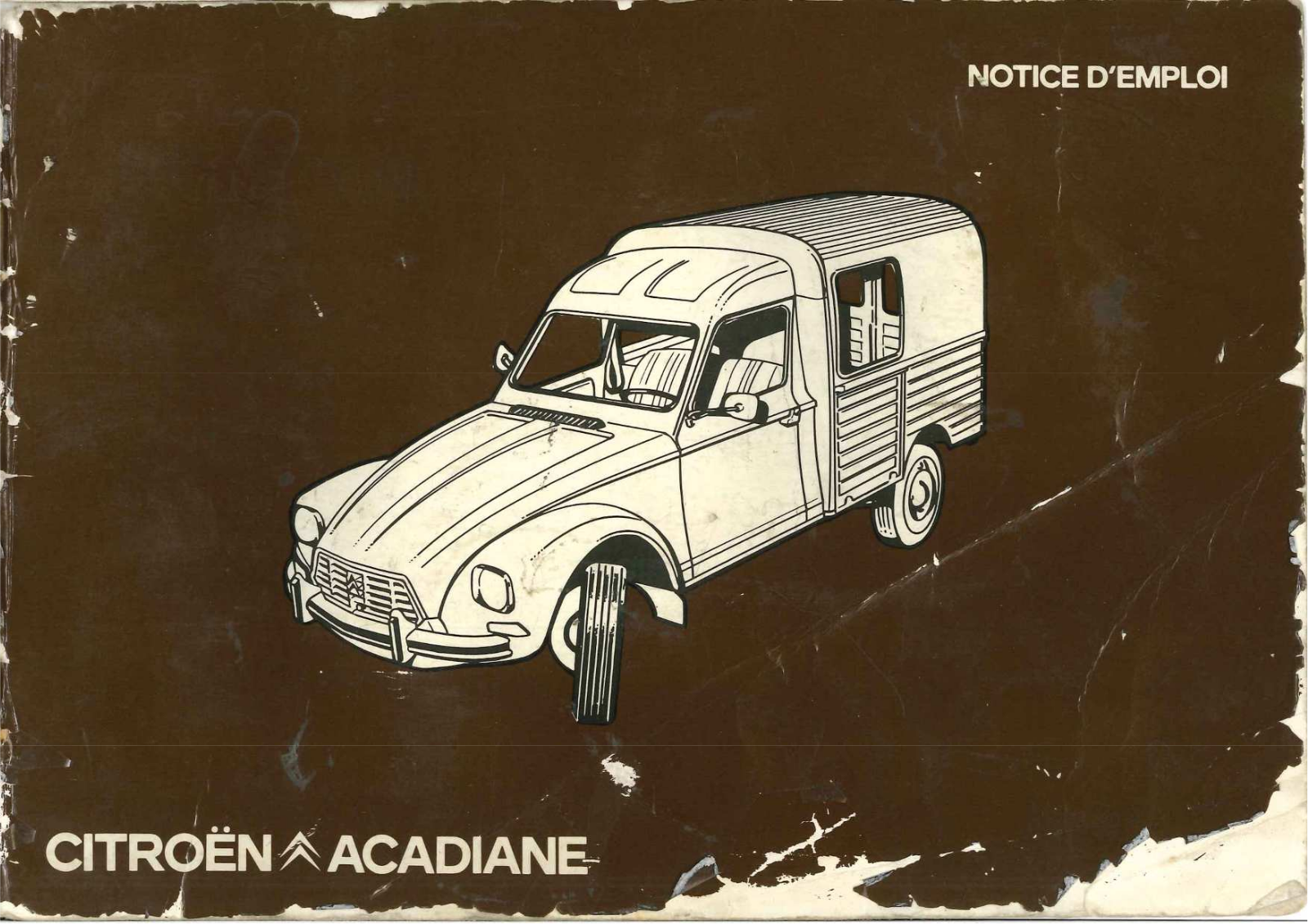 CITROEN DYANE, ACADIANE User Manual