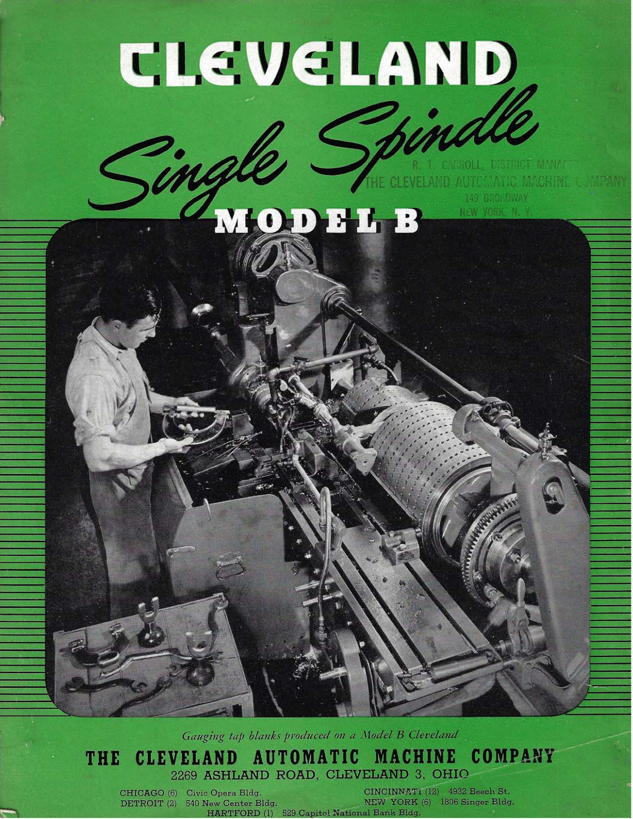 Cleveland Automatic Machine Single Spindle Model B Lathes - ManualMachine.com