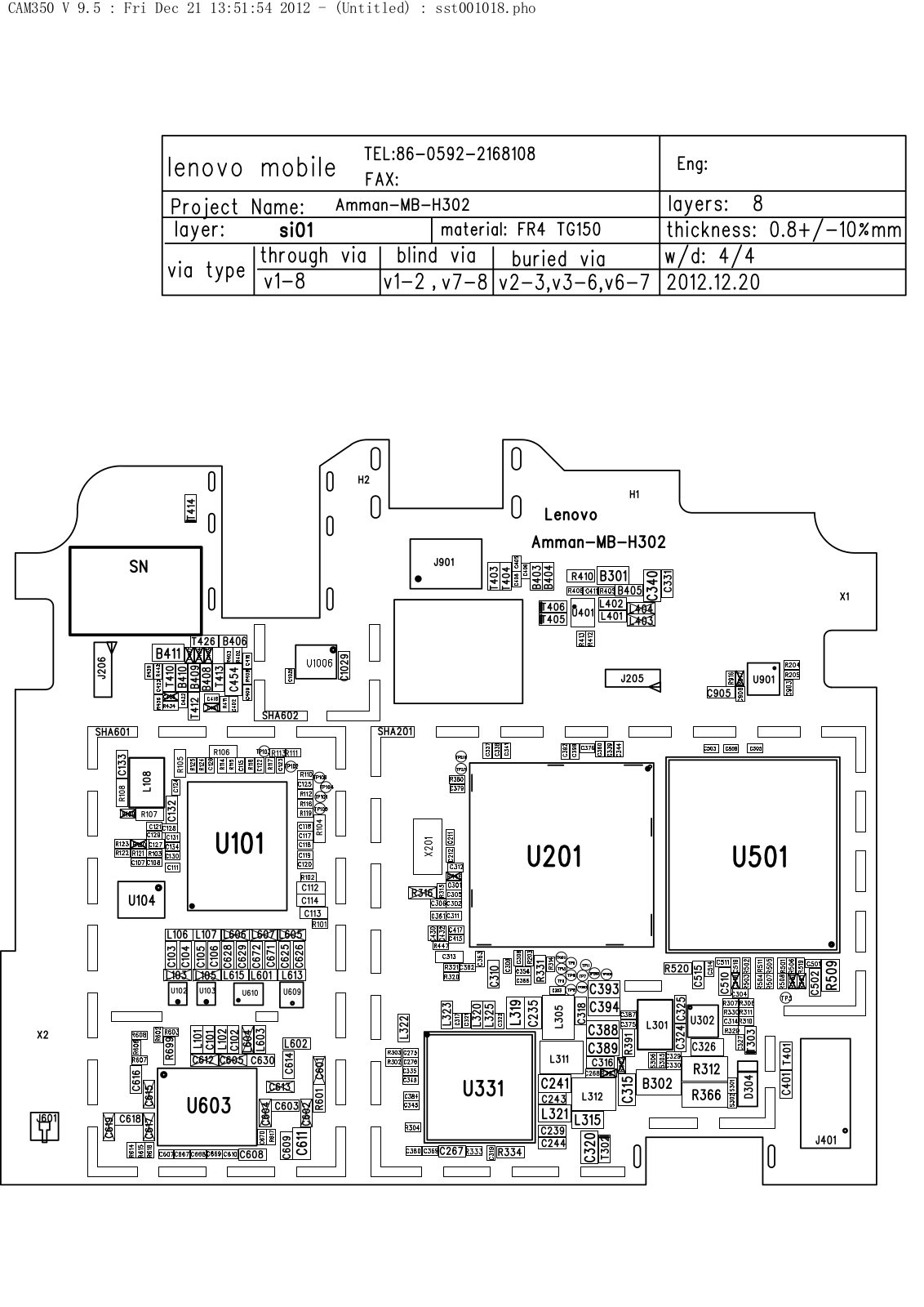 Lenovo A630T schematic diagram and service manual