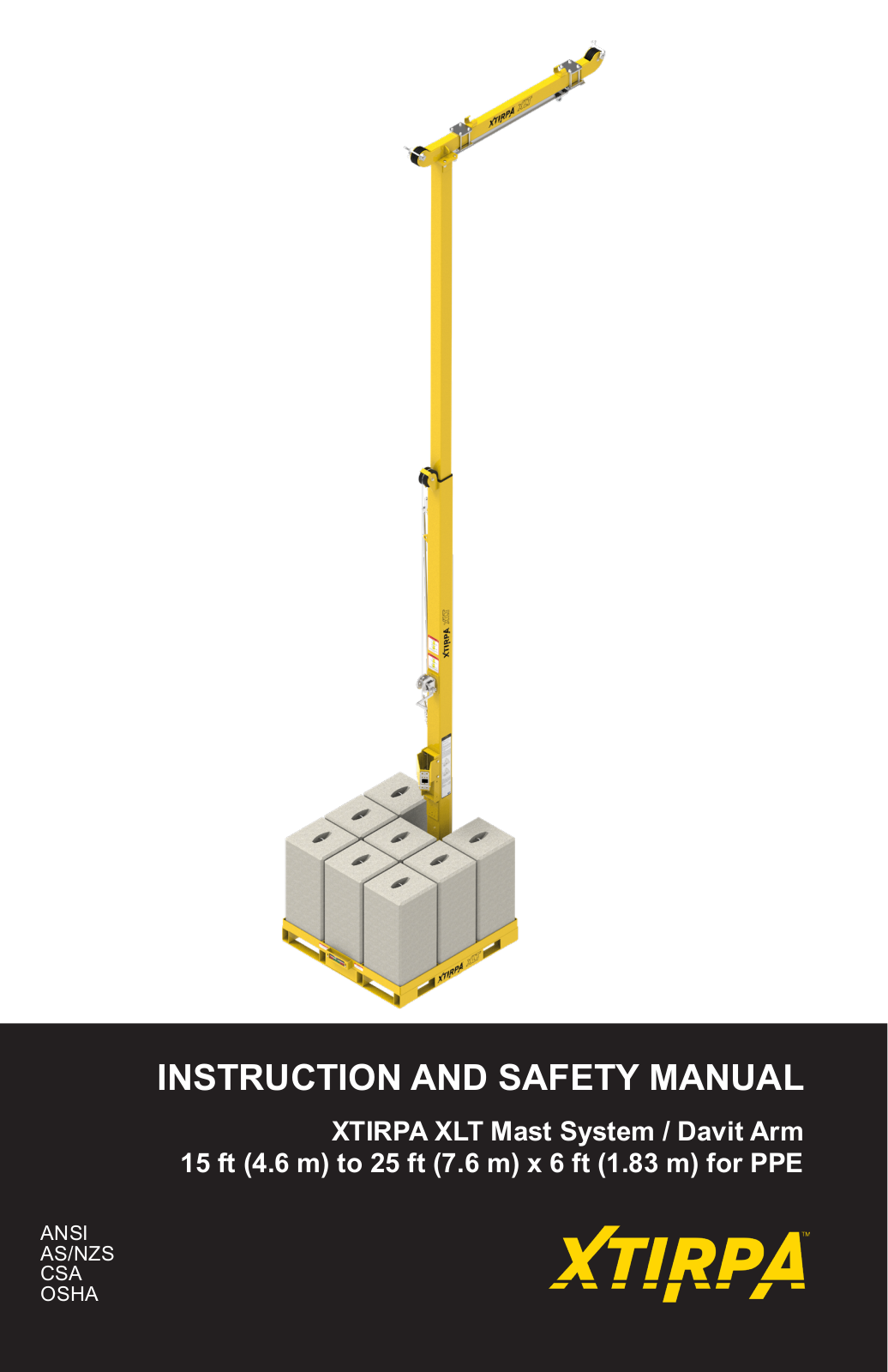 XTIRPA XLT Mast System Instruction Manual