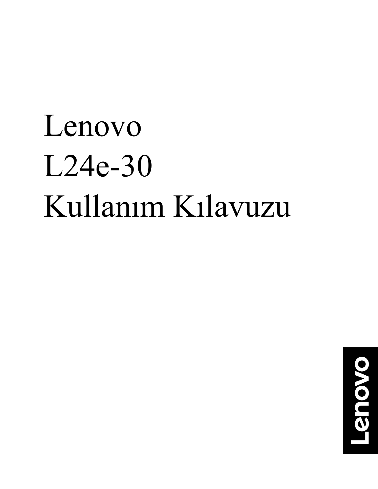 Lenovo L24e-30 User Guide