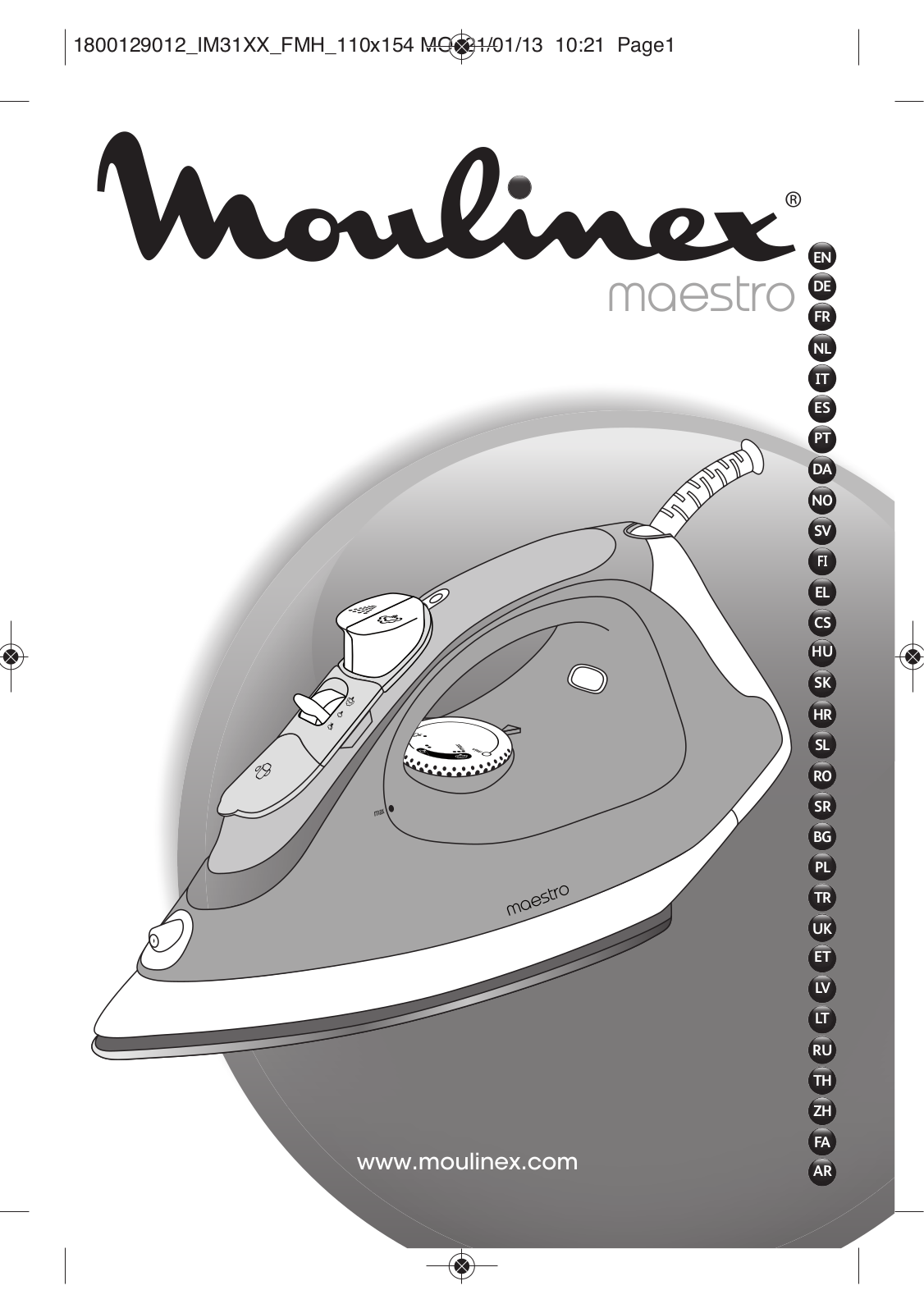 MOULINEX Maestro 60 User Manual