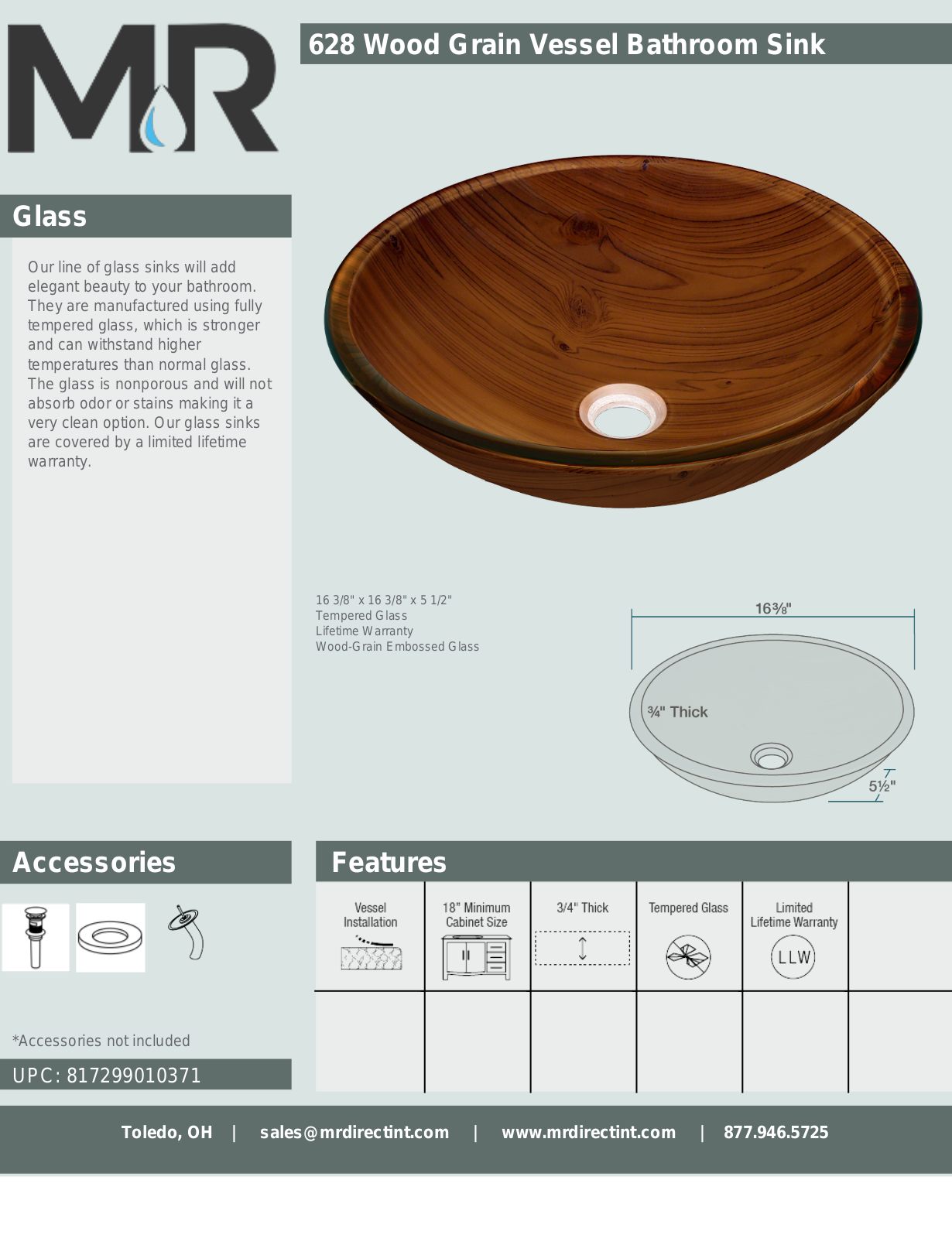 MR Direct MRDR1064 Specifications & Dimensions - ManualMachine.com