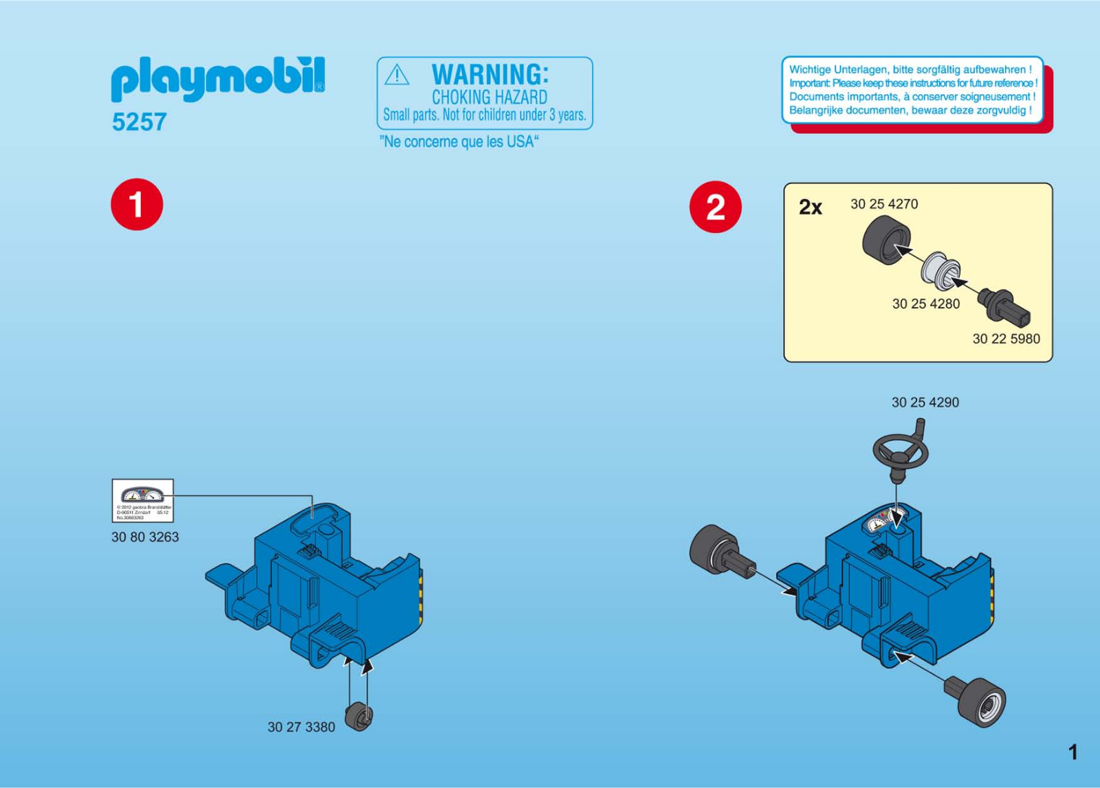 Playmobil 5257 Instructions