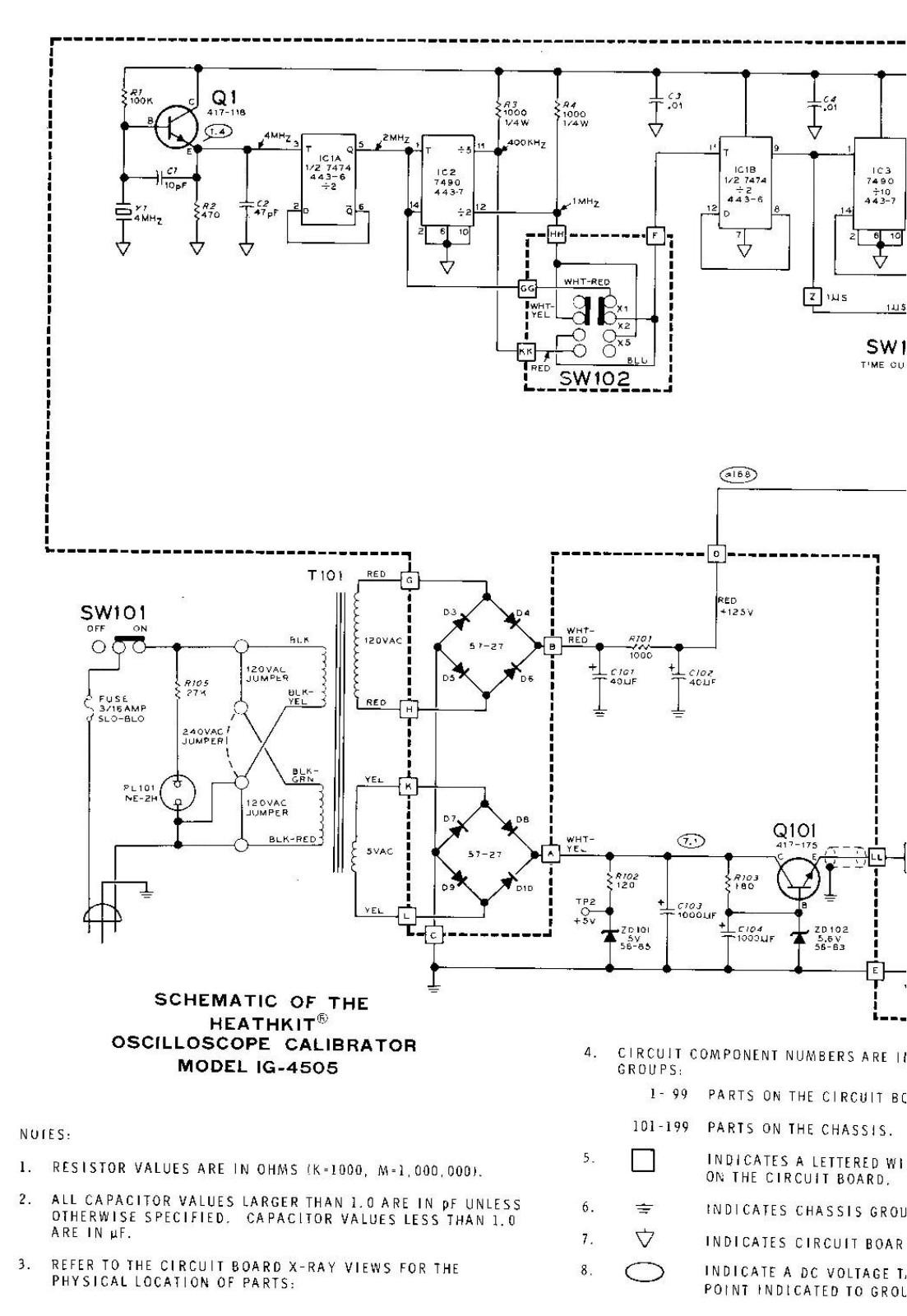 Heath Company IG-4505 Schematic