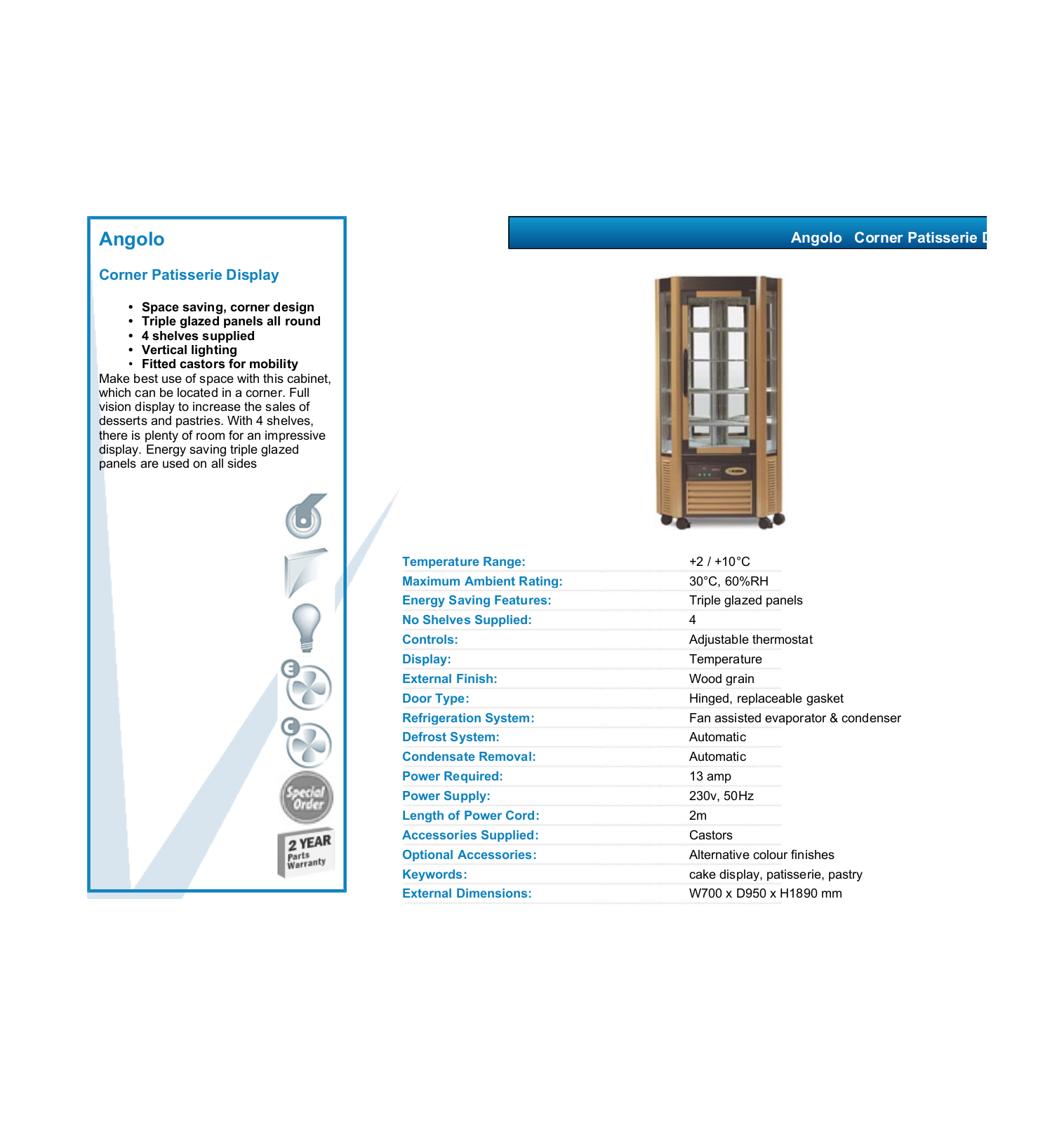 Valera ANGOLO DATASHEET