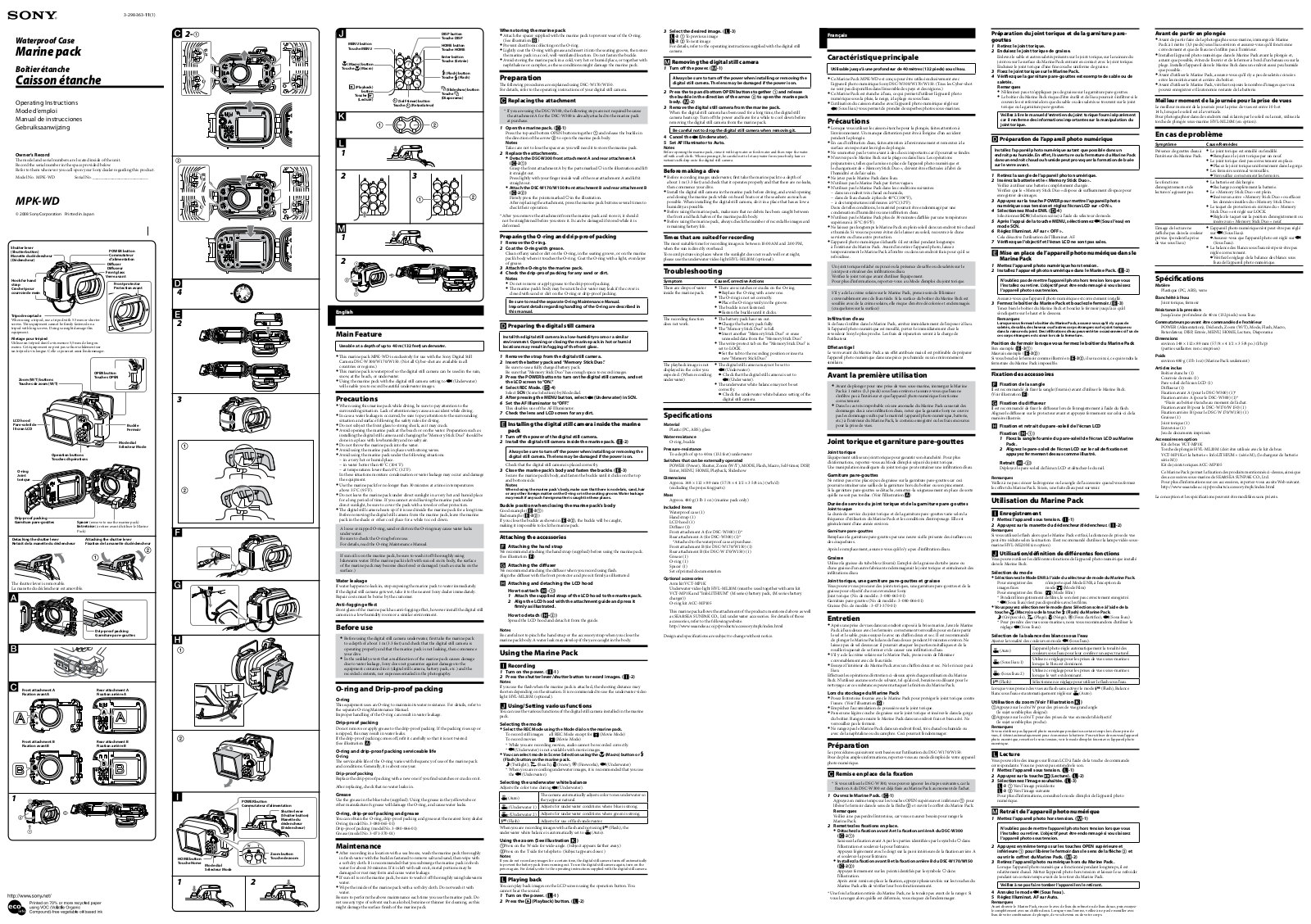 Sony MPK-WD User Manual