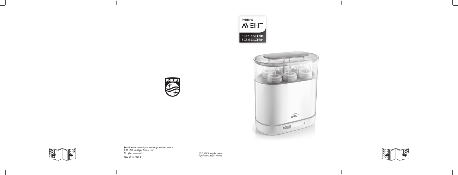 Philips SCF286/05, SCF286/02, SCF284/05 User manual