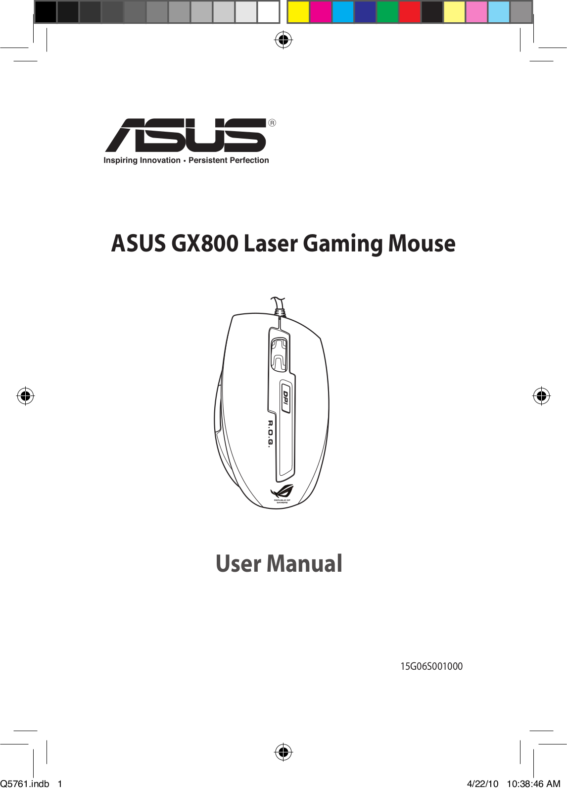 Asus GX800 Quick Installation Guide