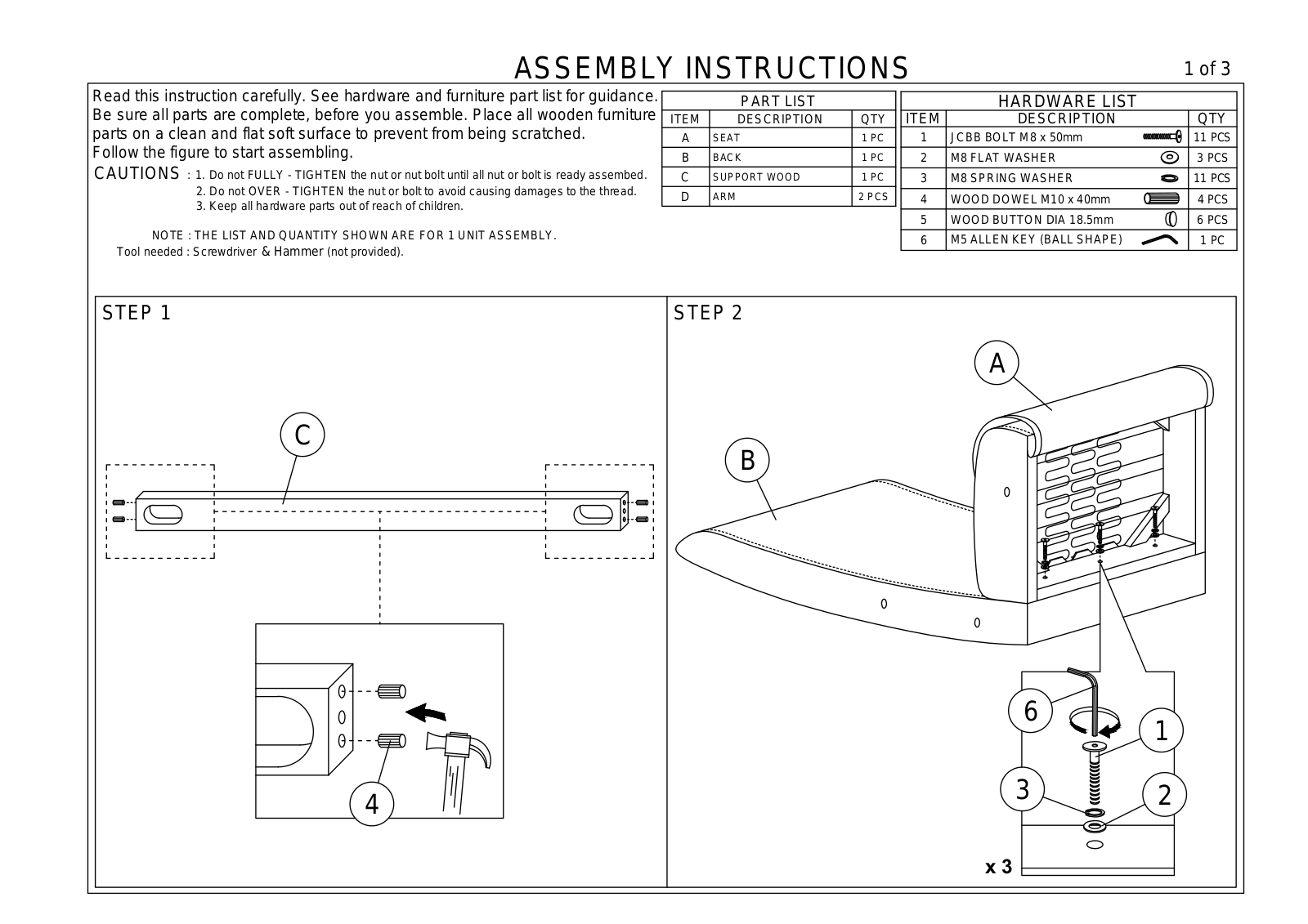 Brayden Studio W004996563 Installation & Assembly - ManualMachine.com