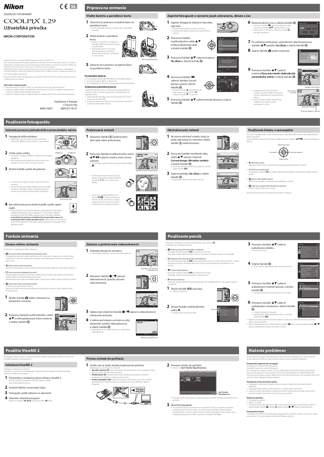 Nikon COOLPIX L29 User manual