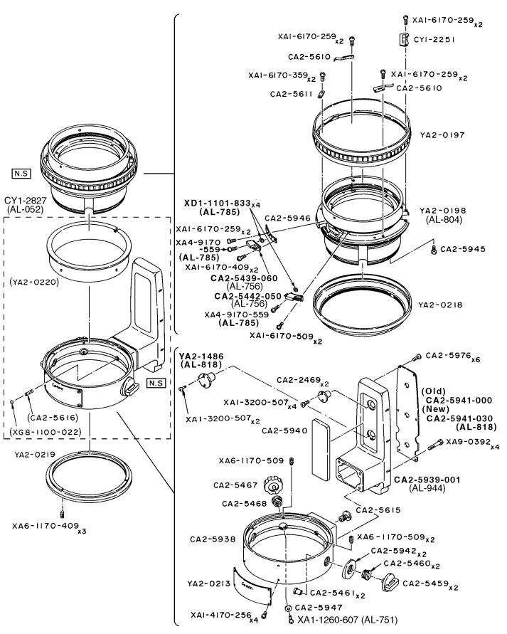 Canon EF 400 PARTS CATALOG