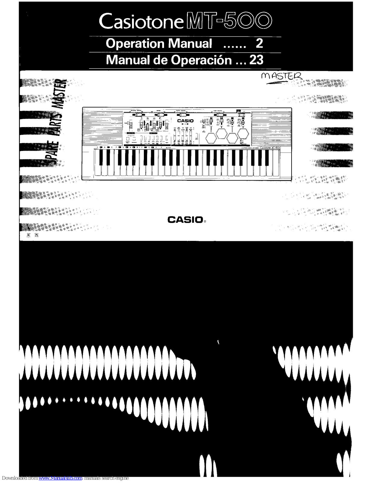 Casio Casiotone MT-500 Operation Manual