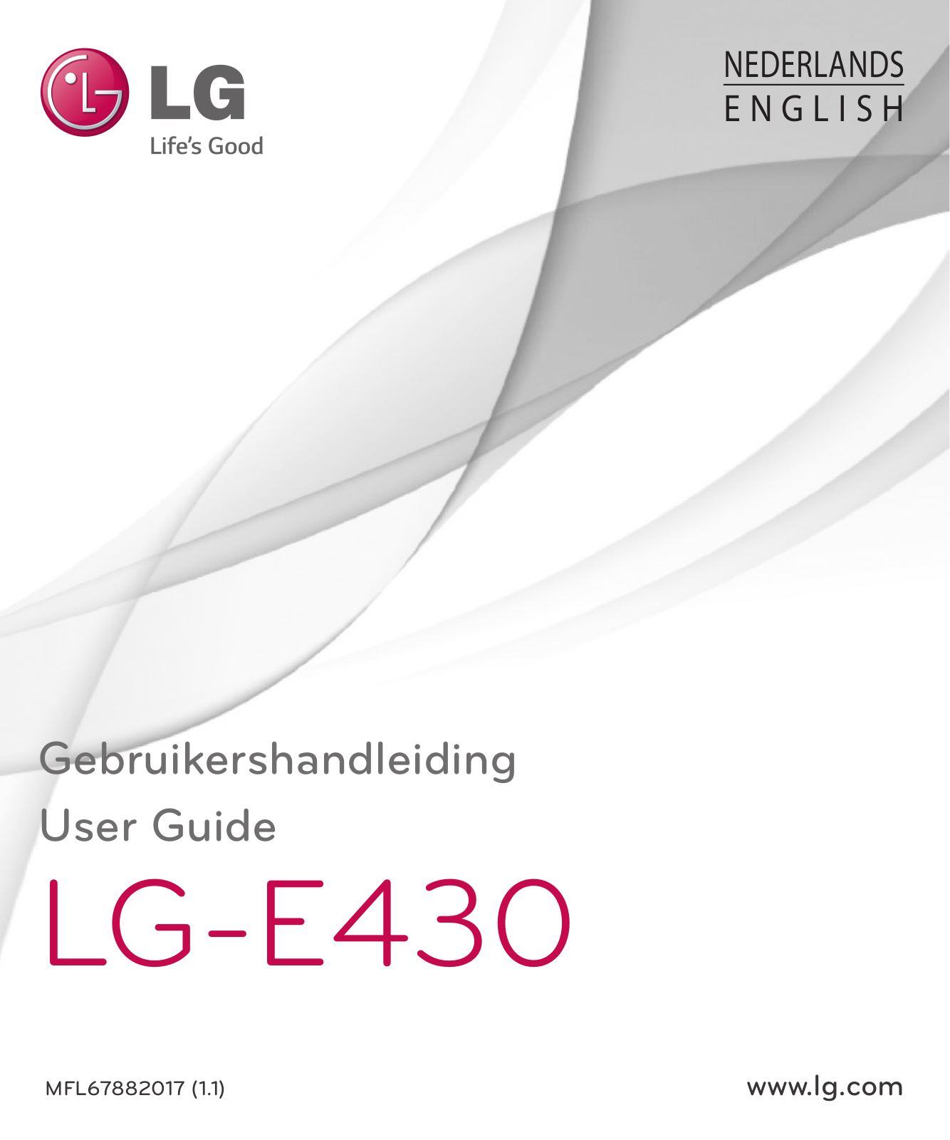 LG LGE430 User manual