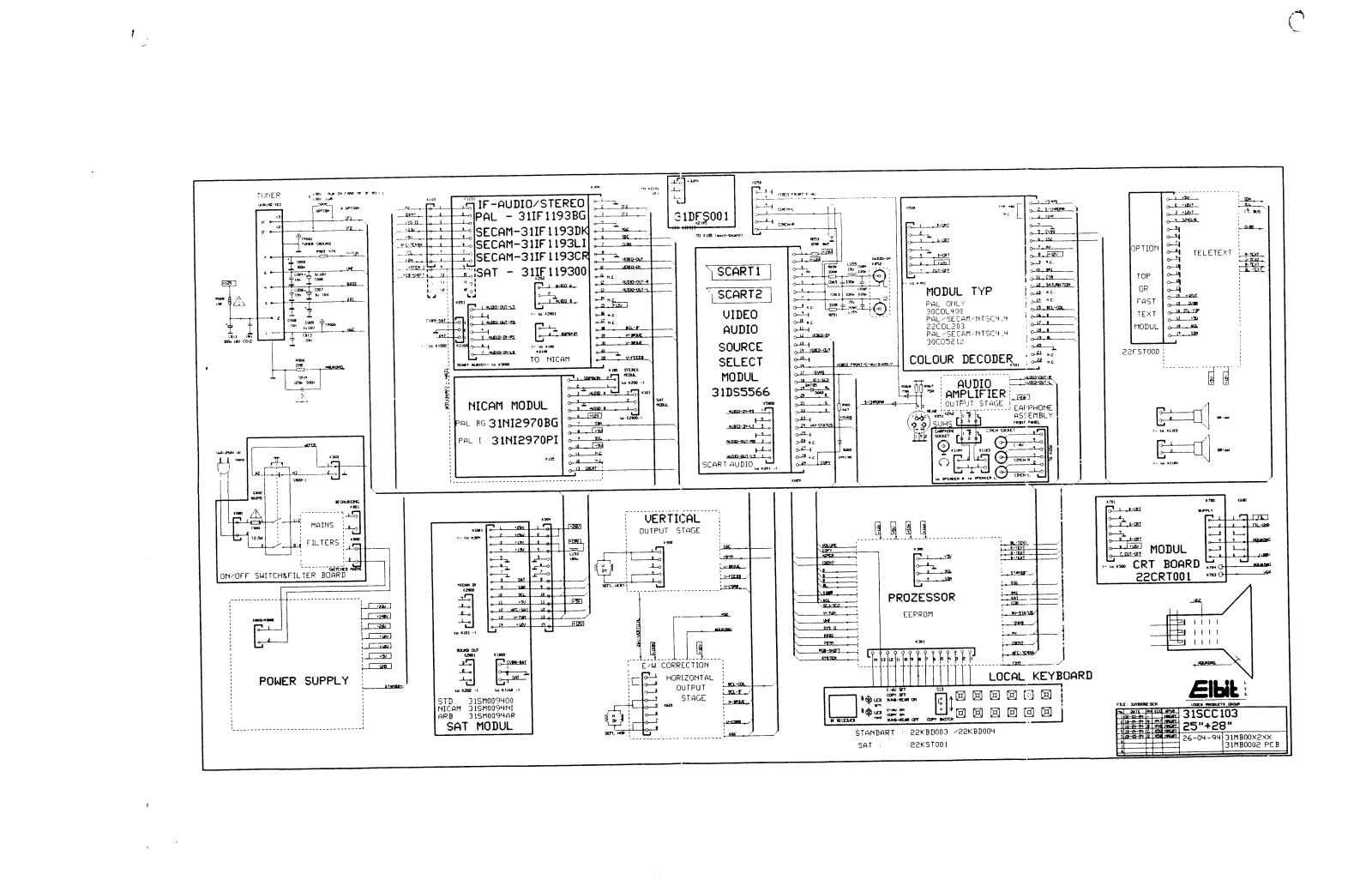 elbit 103 Schematics