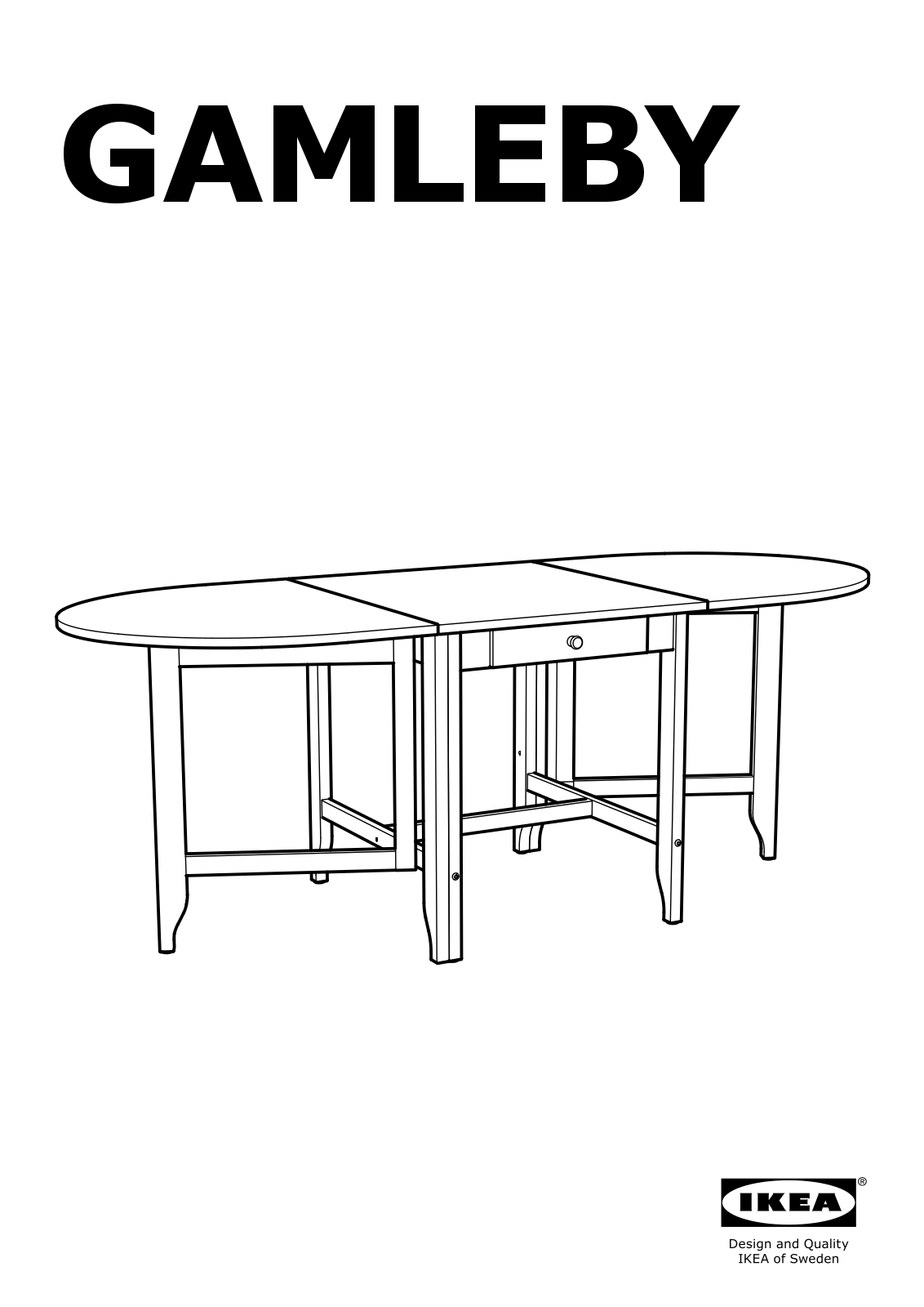 IKEA GAMLEBY User Manual