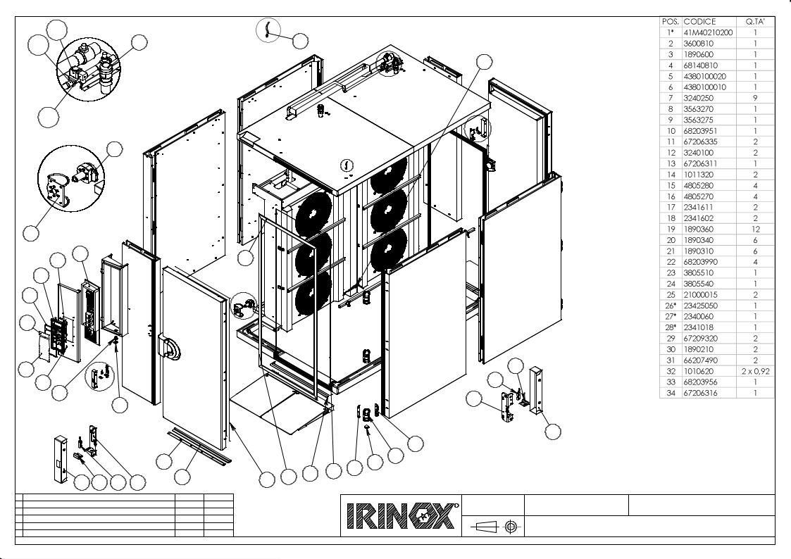 Irinox MF350.2 2T Parts List