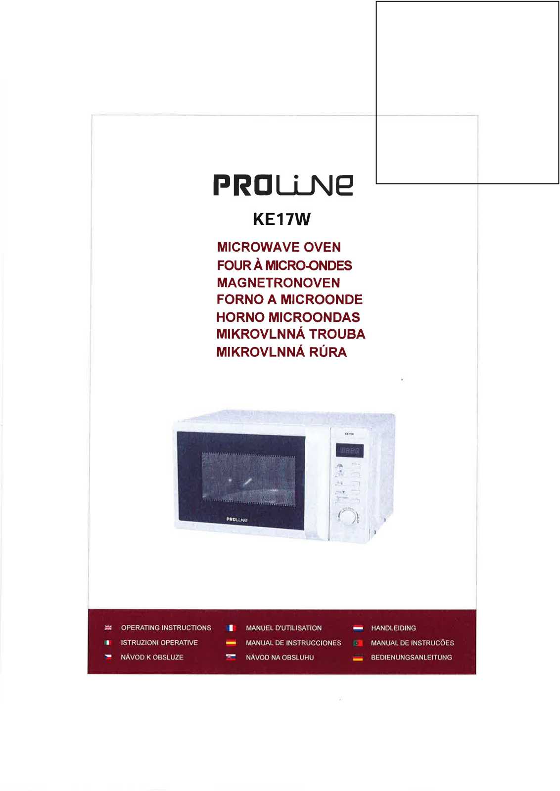 Proline KE17W User Manual