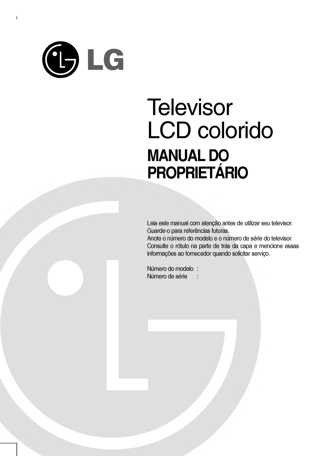 Lg RZ-37LZ30 User Manual