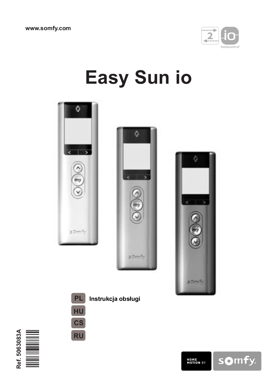 Somfy EASY SUN IO User Manual