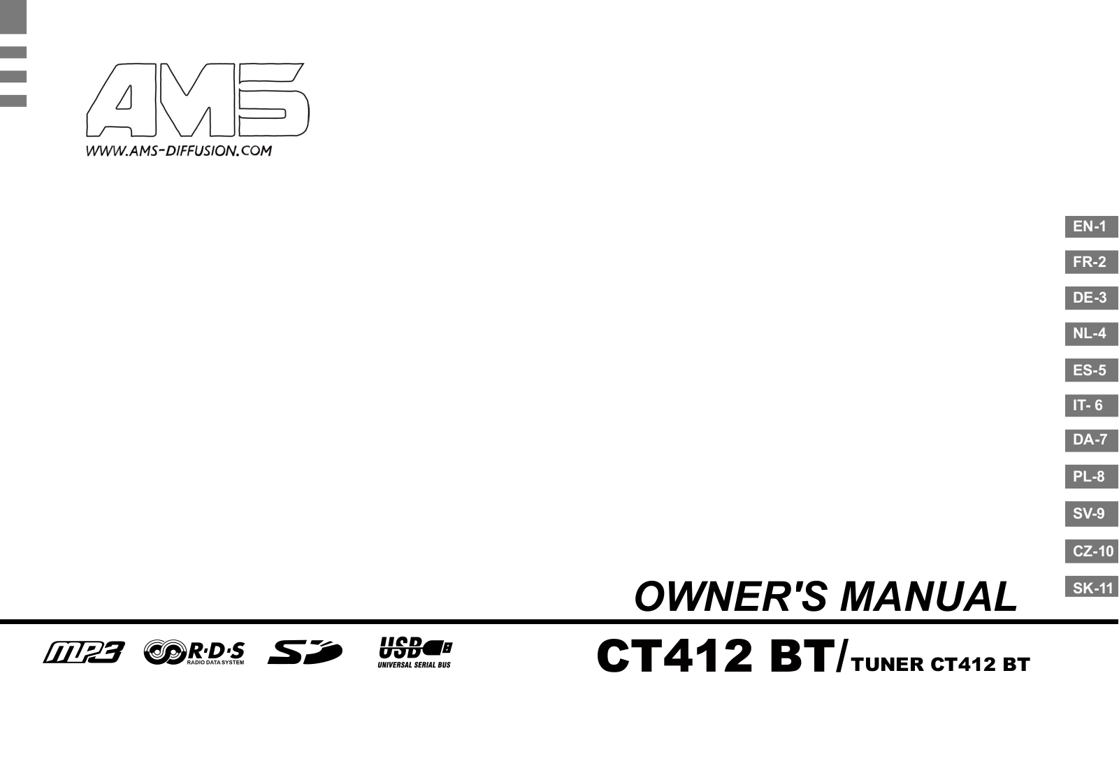 AMS DIFFUSION 412BT User manual - ManualMachine.com