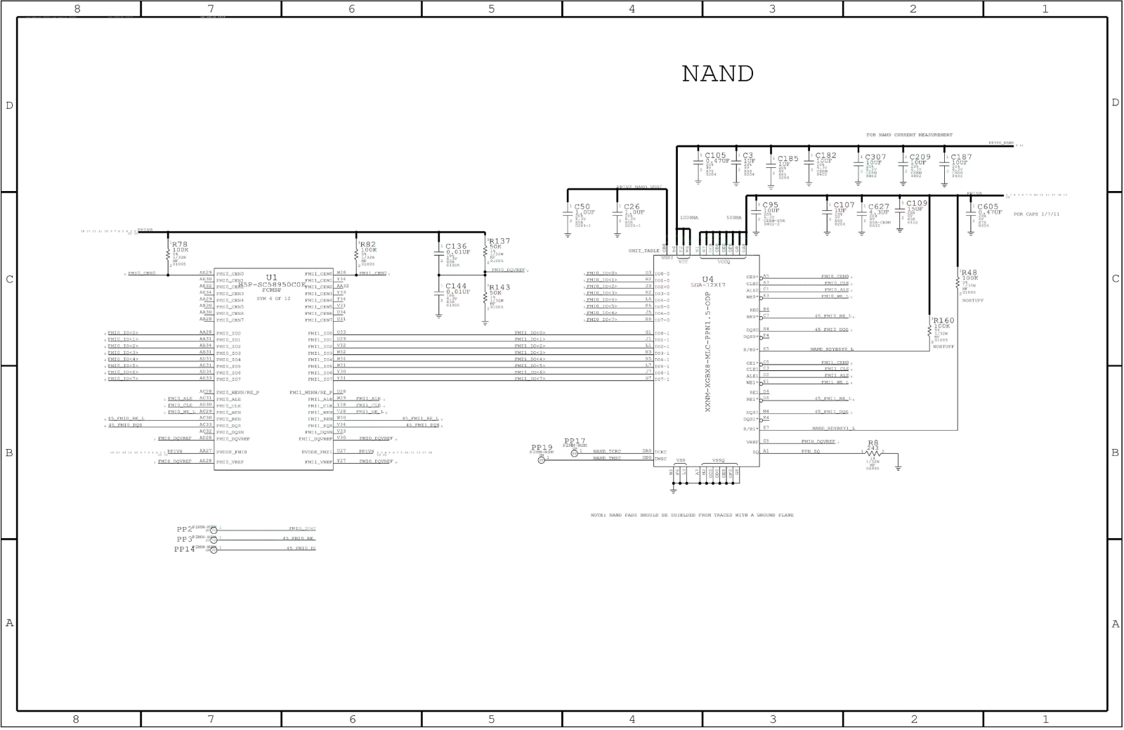 Apple iphone 5с schematics diagram