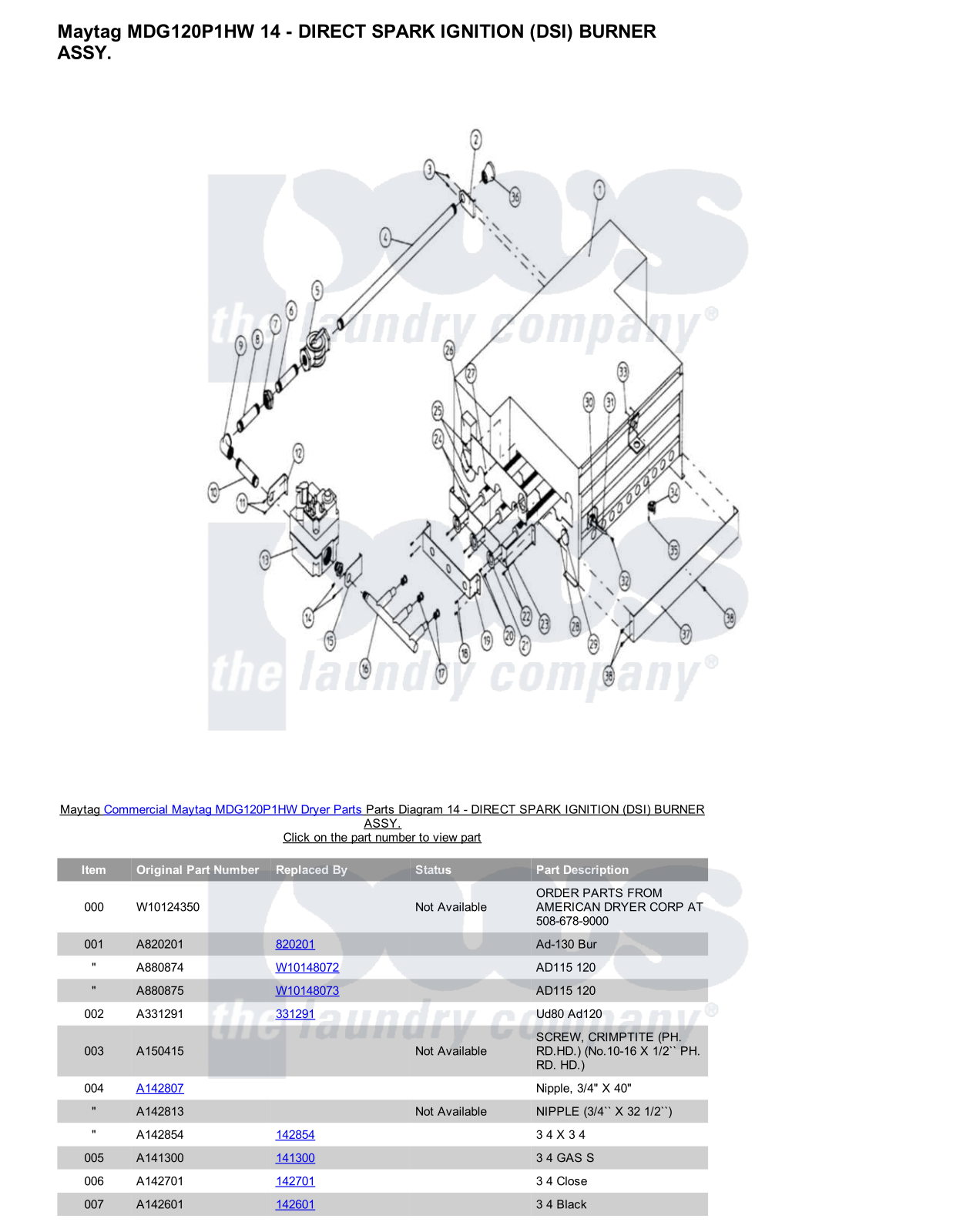 Maytag MDG120P1HW Parts Diagram