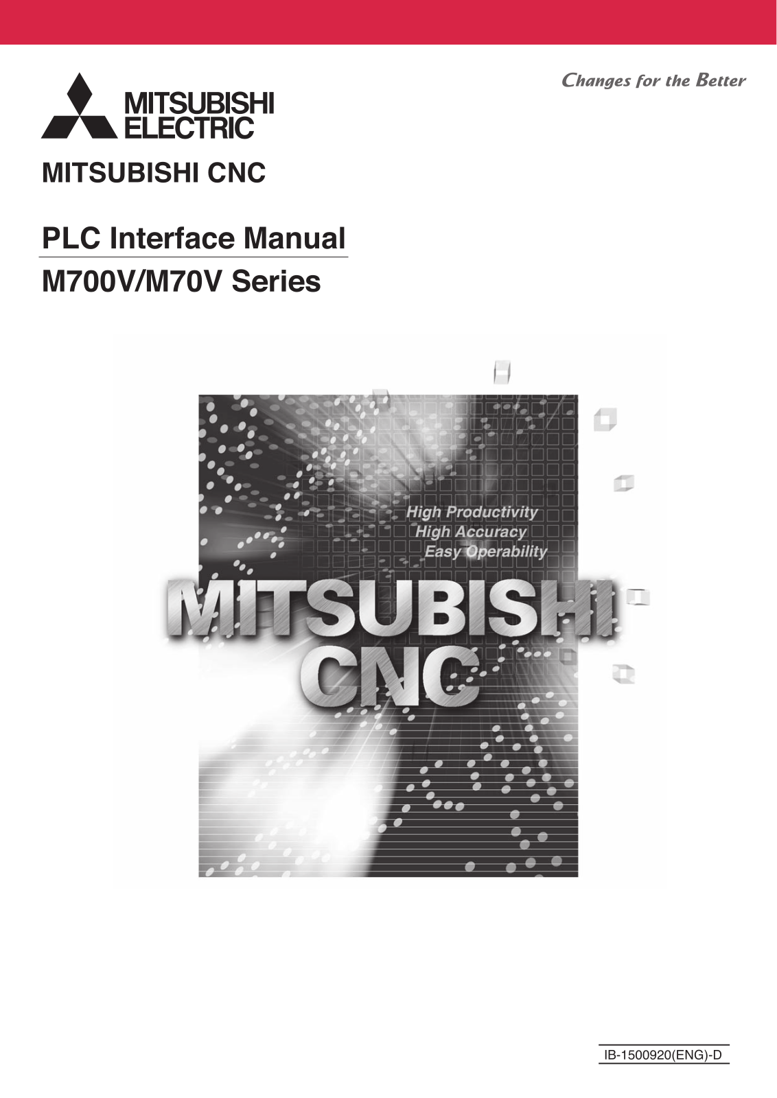 MITSUBISHI CNC M700V, M70V Interface Manual