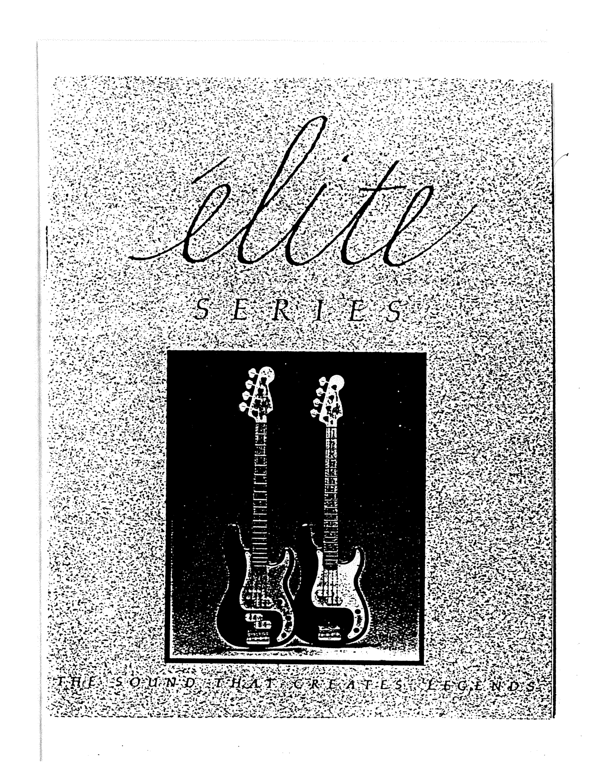 Fender ELITE PRECISION BASS II User Manual