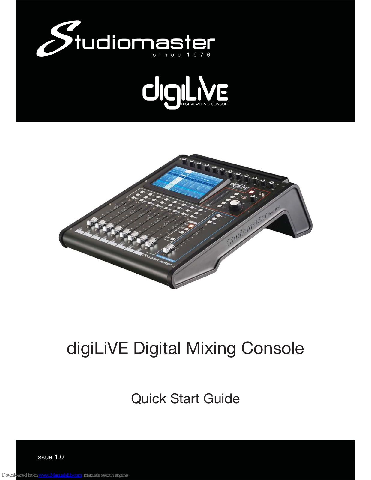 Studiomaster digiLiVE Quick Start Manual - ManualMachine.com