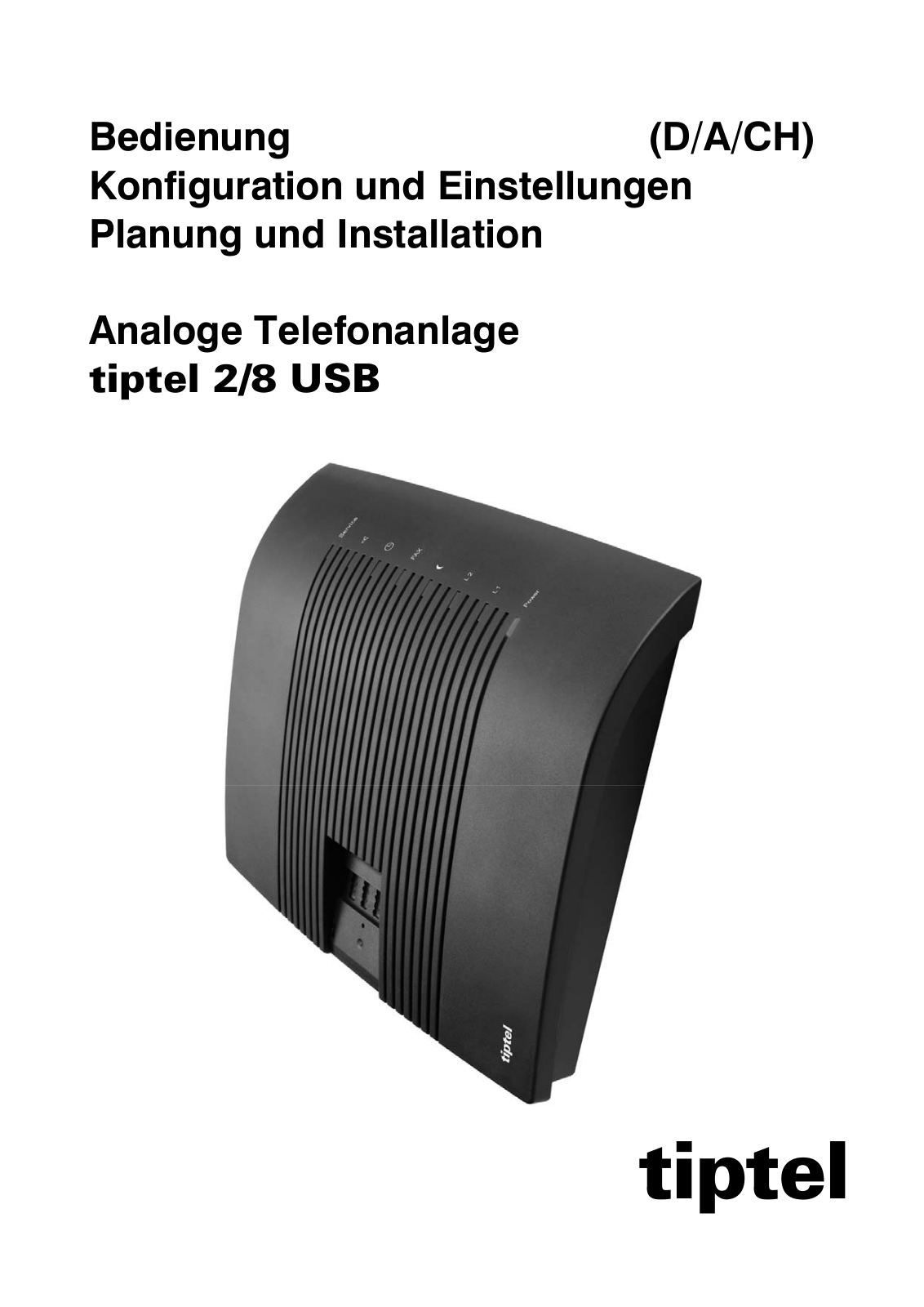 TipTel 2/8 USB User guide