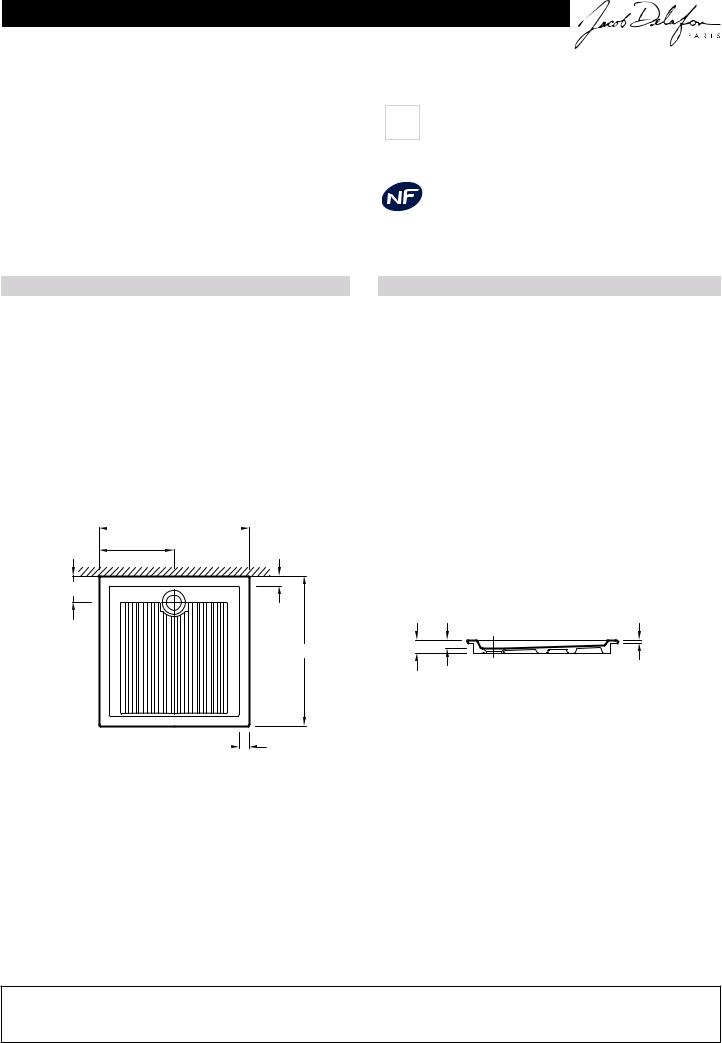 Jacob Delafon KYREO EN134-00 Datasheet