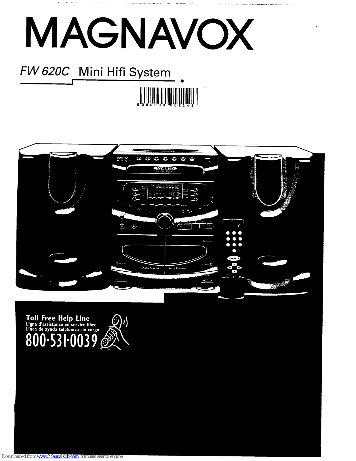 Magnavox FW620C, FW620C/20, FW620C/22, FW620C/37 User Manual