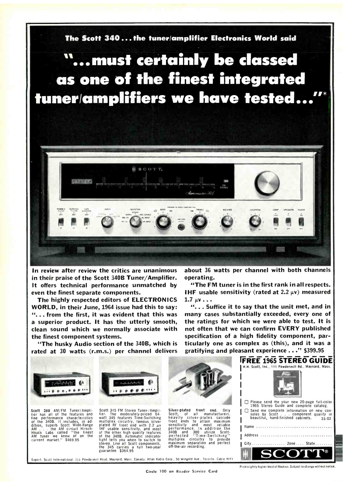 Scott 340B User Manual