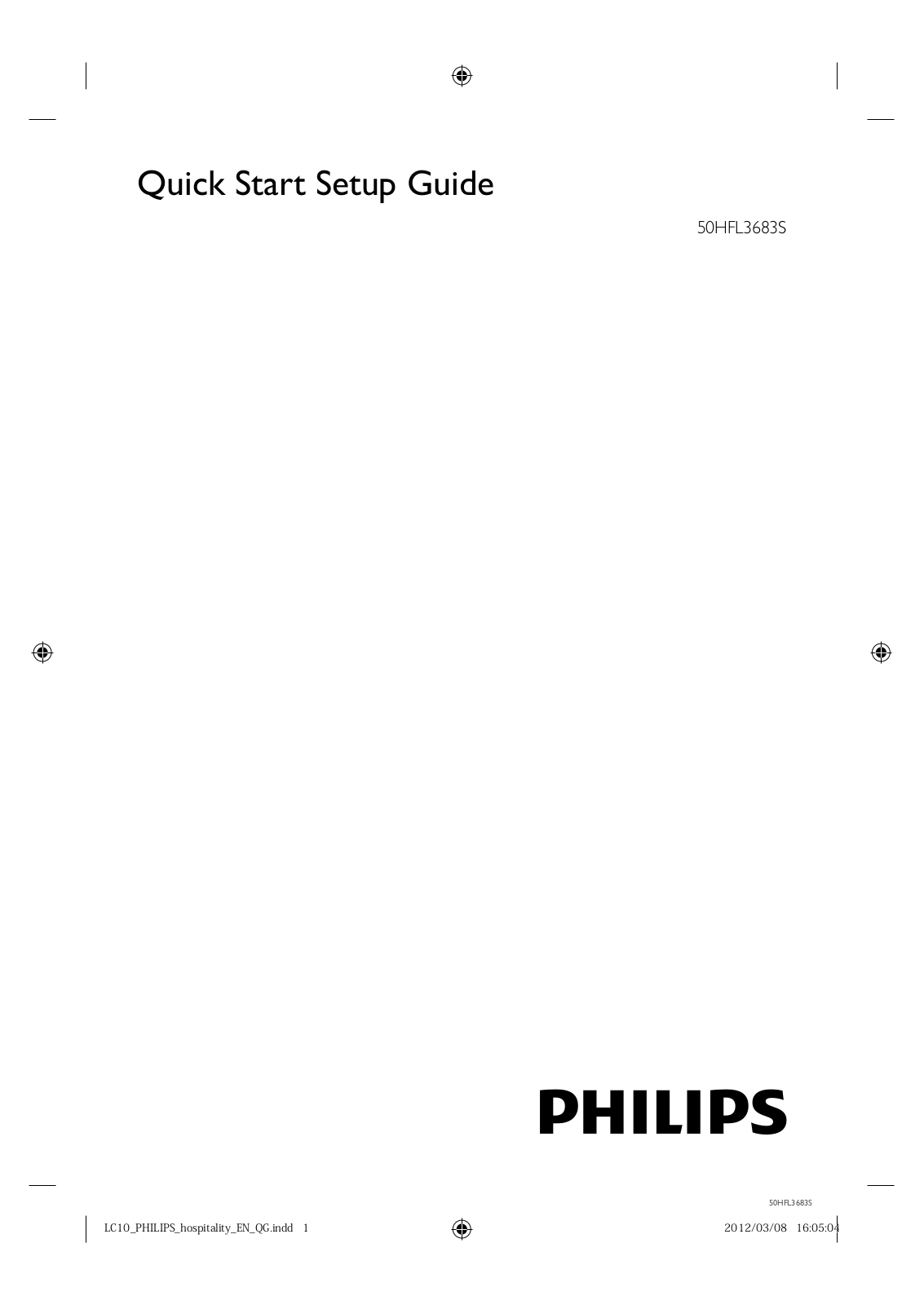 Philips 50HFL3683S-F7 User Manual