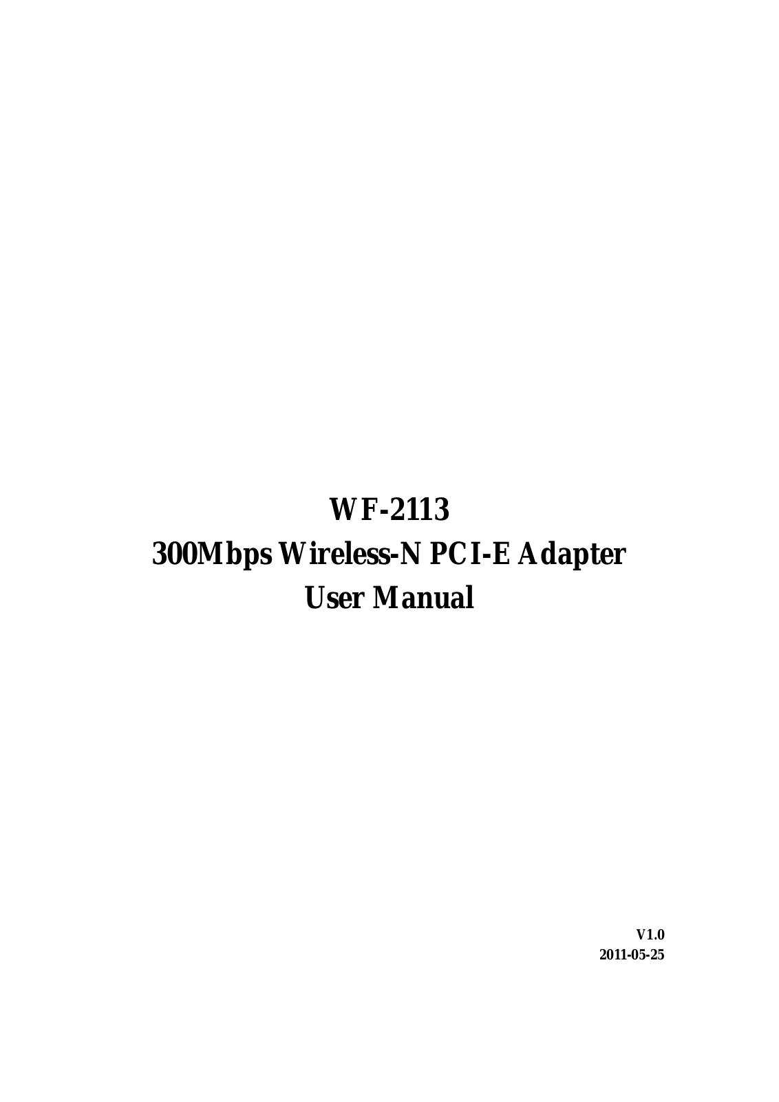 NETIS SYSTEMS WF2113R Users Manual