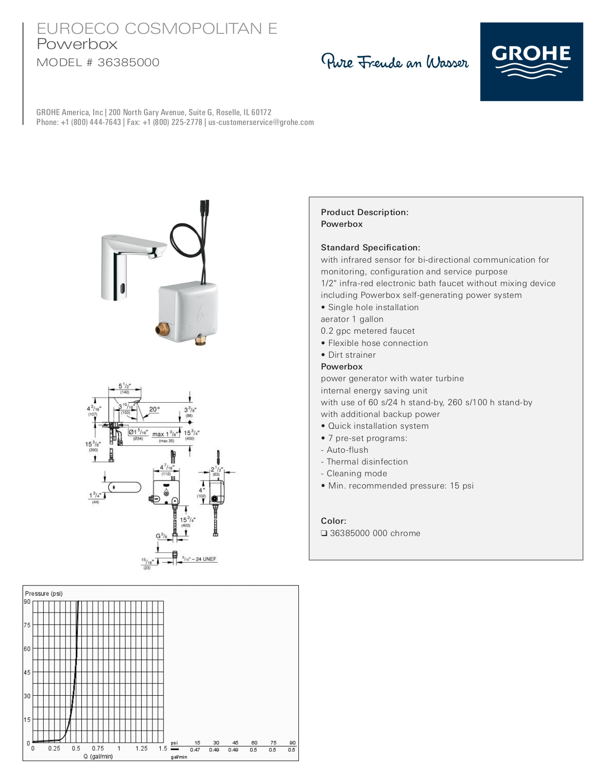 GROHE GRH5310 Specifications - ManualMachine.com
