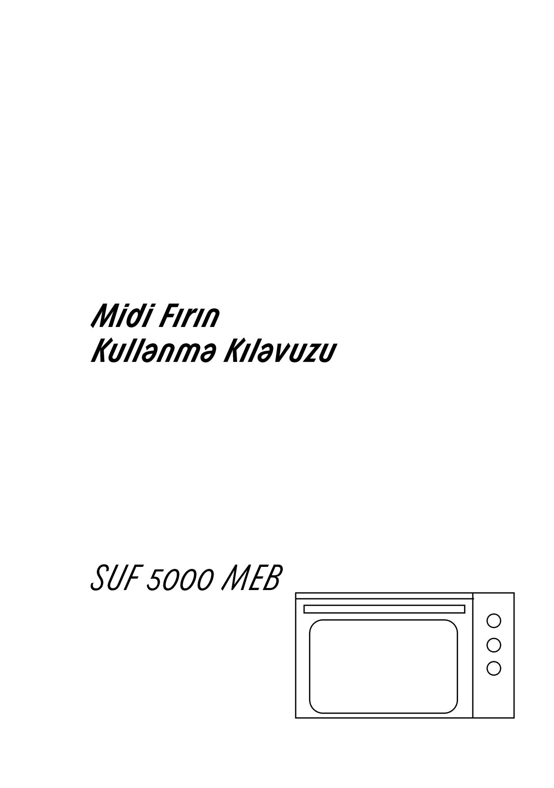 Beko SUF 5000 MEB User manual