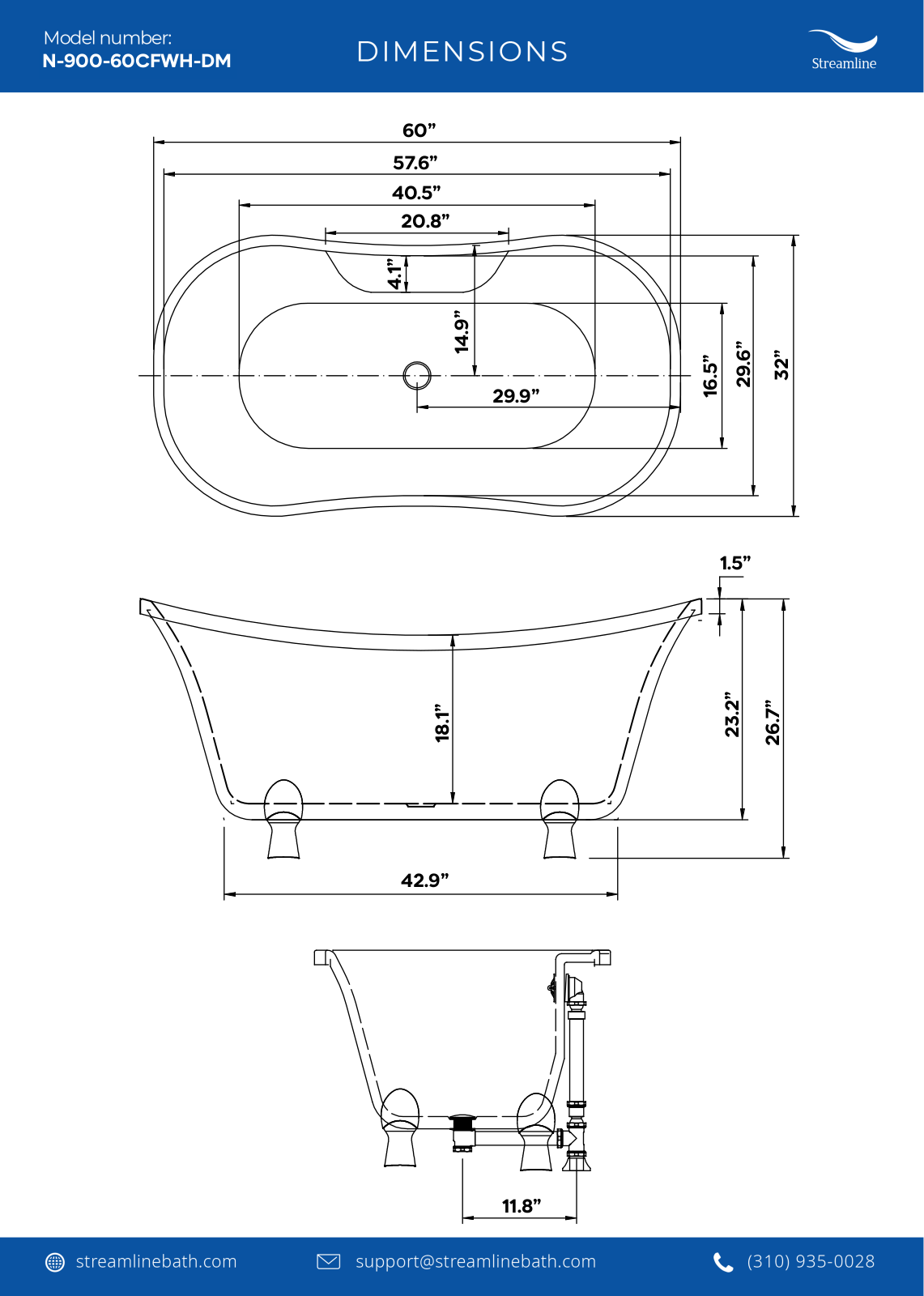 Streamline Bath SLBH8152 Specifications - ManualMachine.com