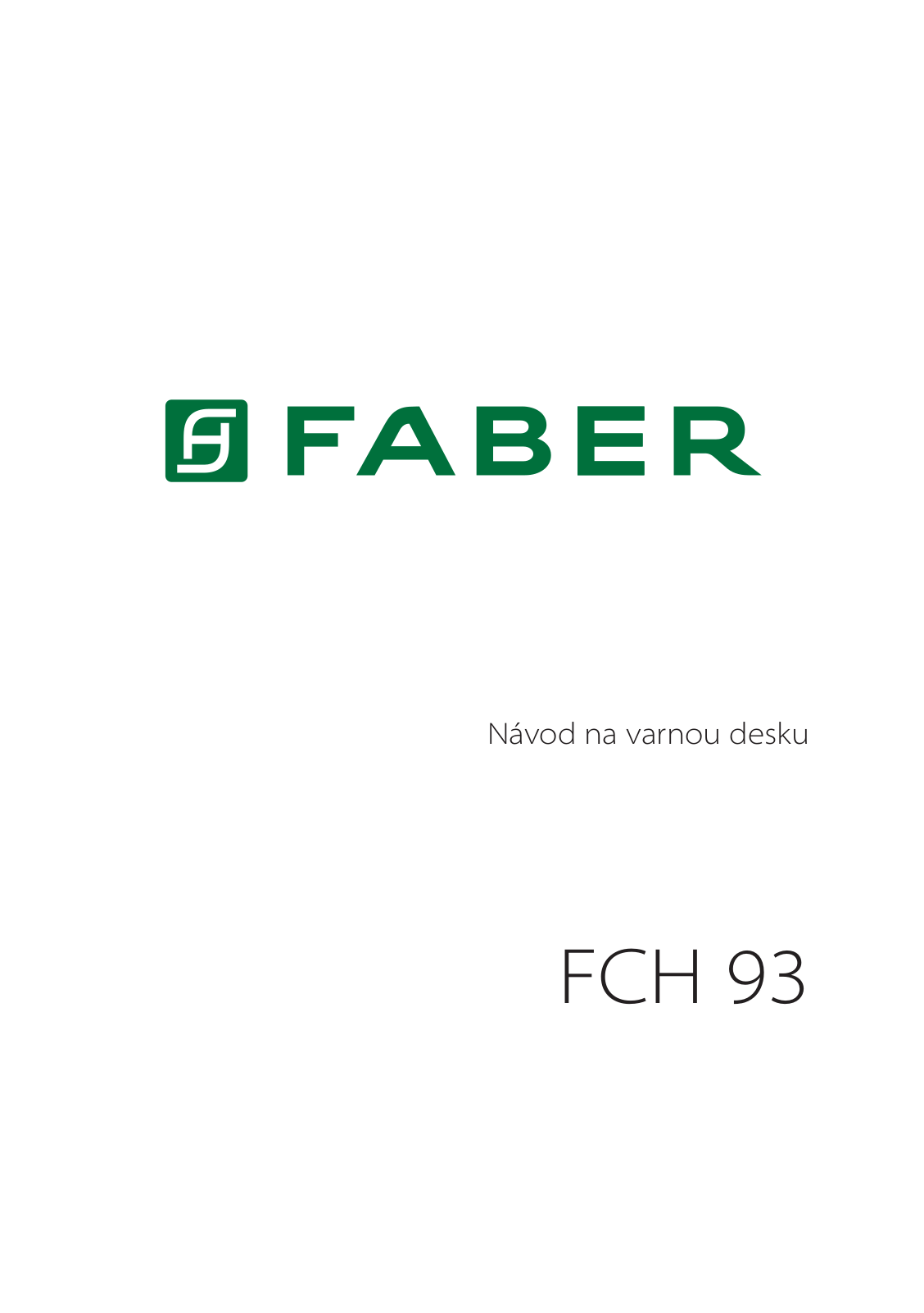 Faber FCH 93 User Manual