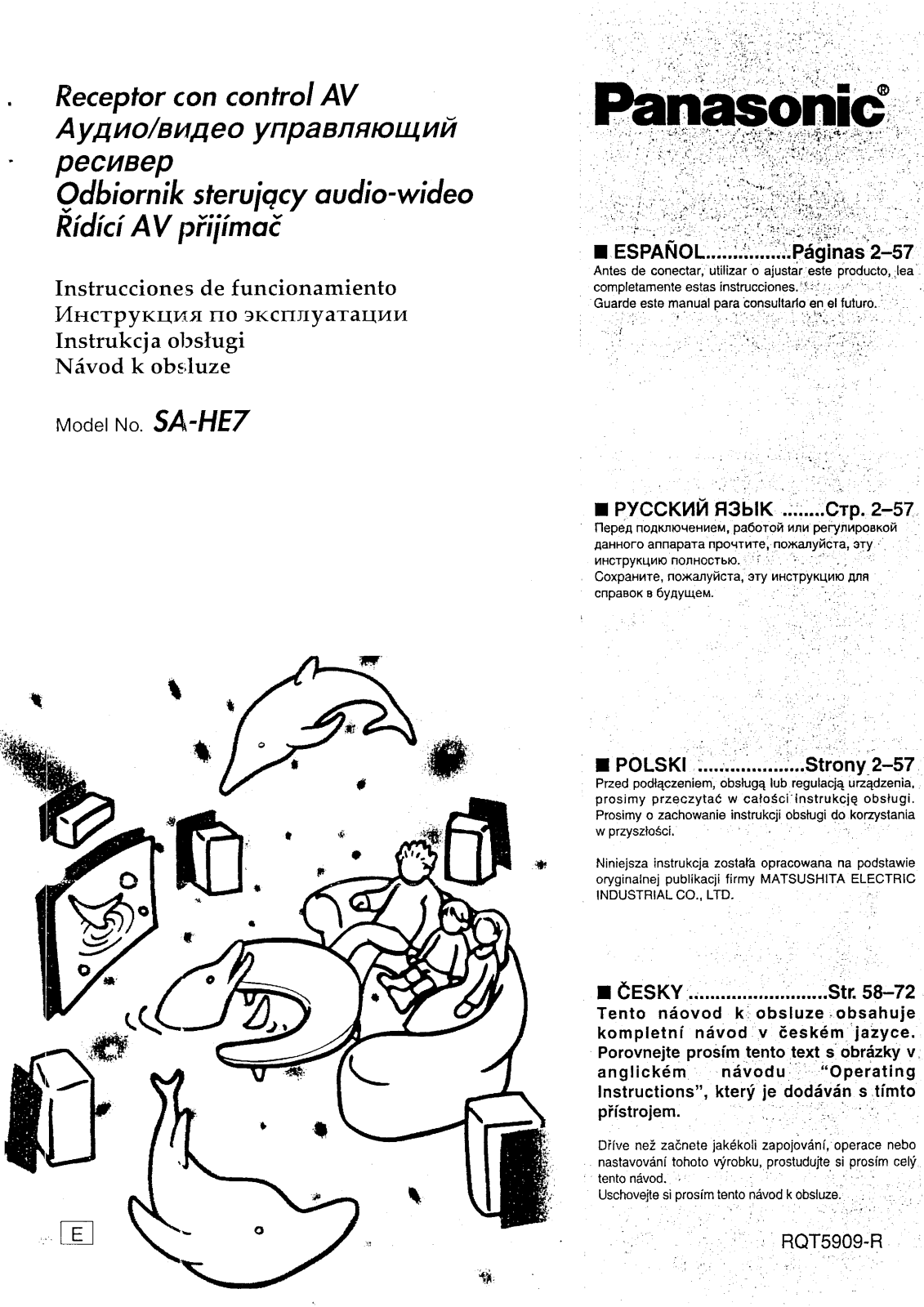 Panasonic SA-HE7E User manual