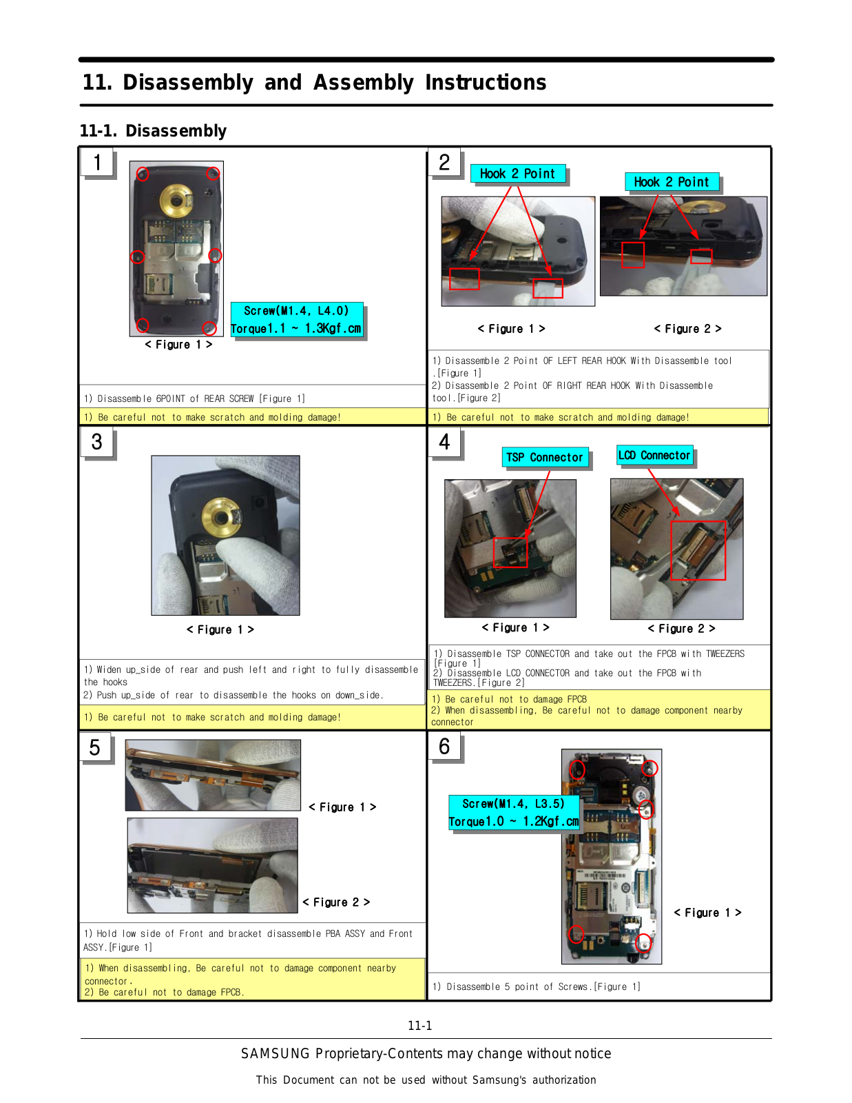 Samsung B7702 Disassembly Reassembly