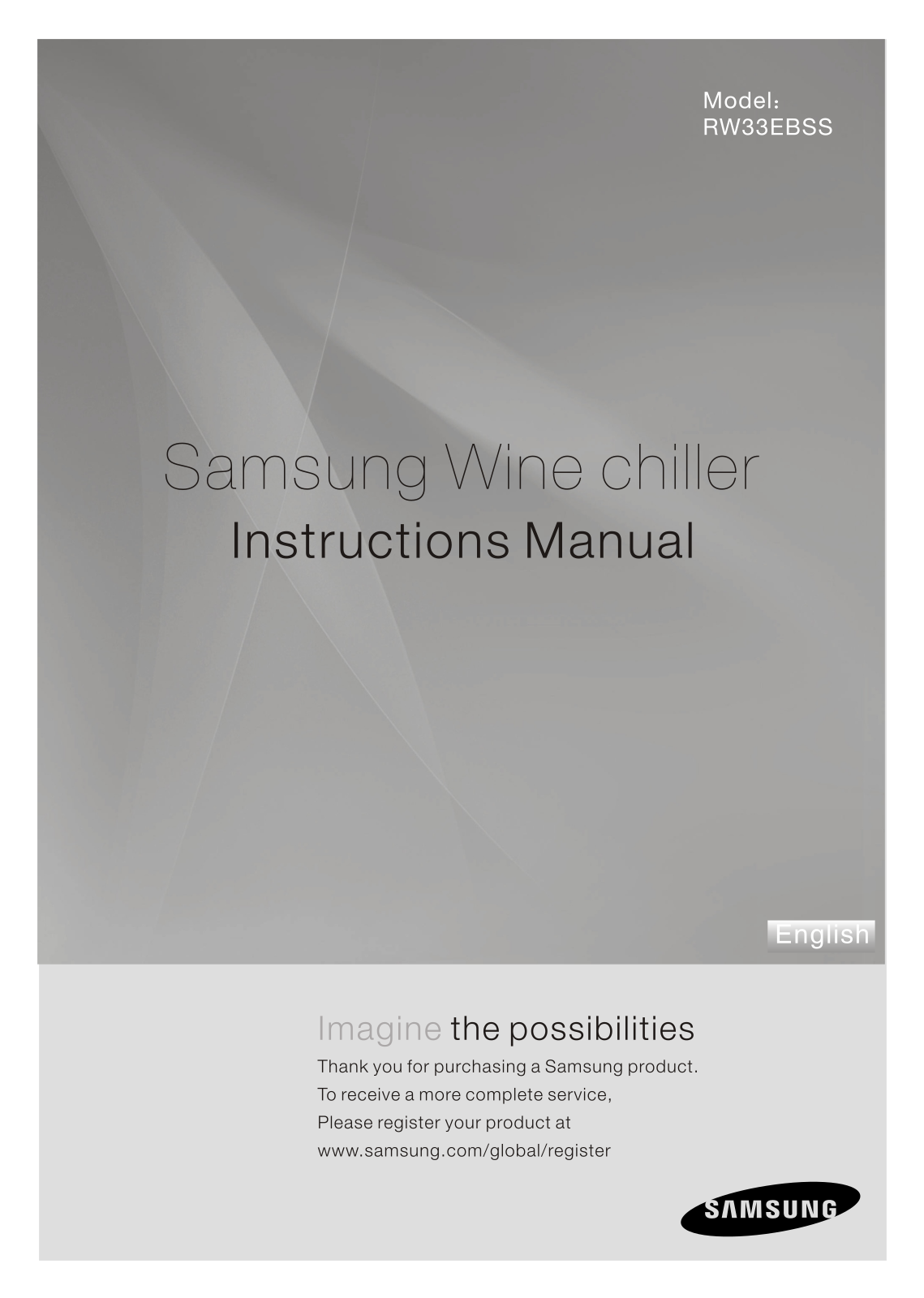 Samsung RW33EBSS User Manual