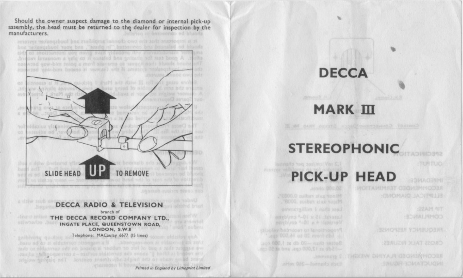 Decca Mark 3 Brochure