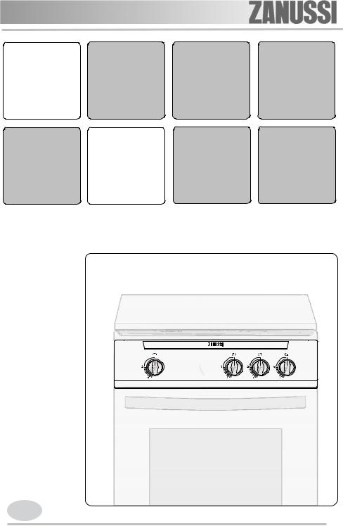 Zanussi ZCG554GW2 User Manual