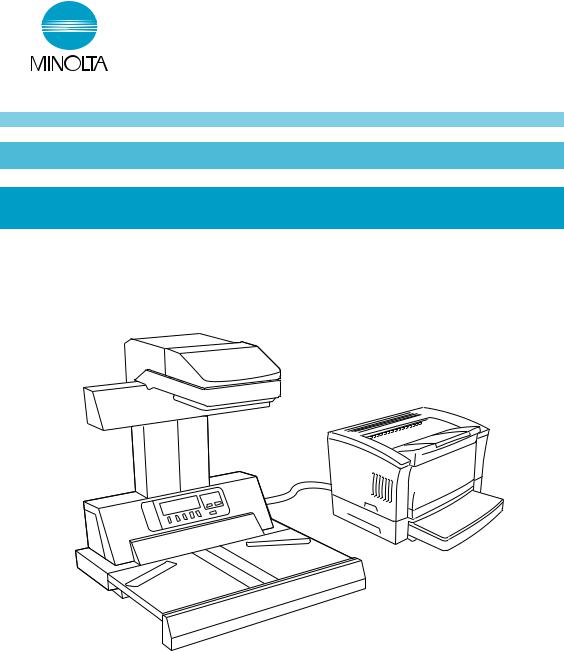 Konica Minolta PS3000 Manual