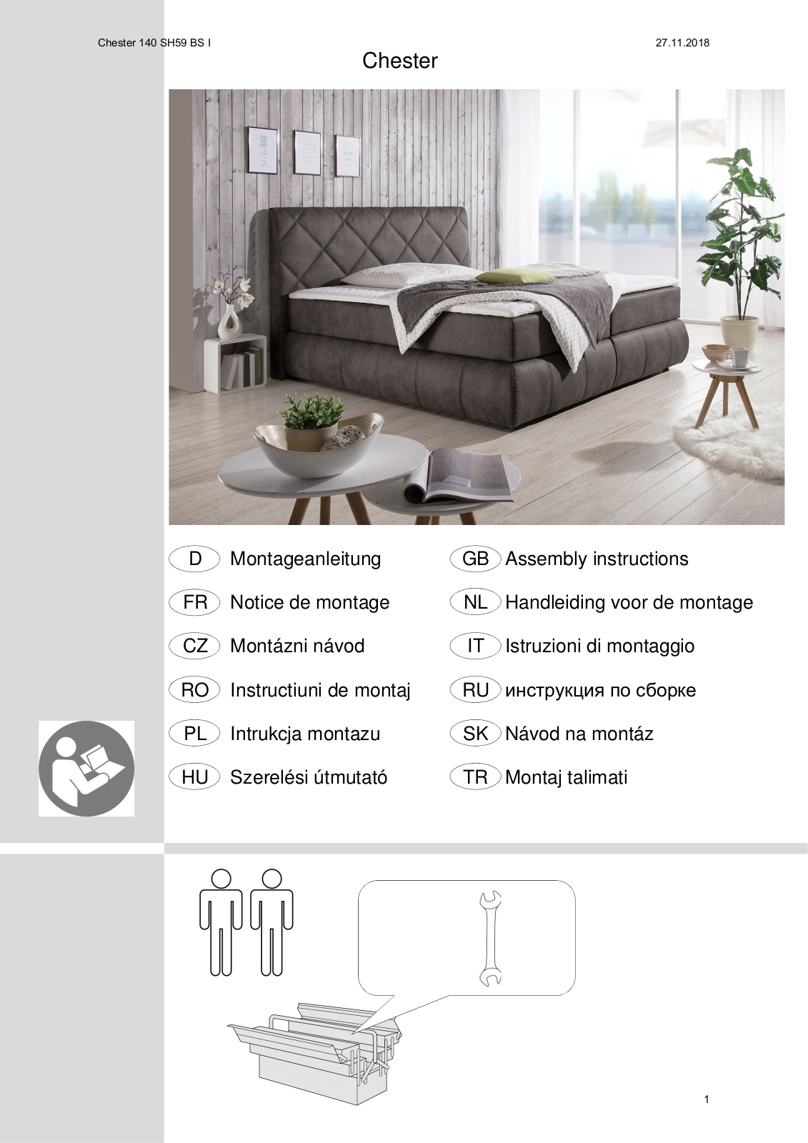 Maintal Chester Assembly instructions